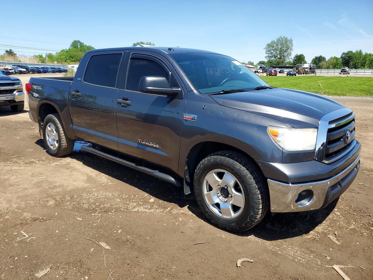 2013 Toyota Tundra Crewmax Sr5 Charcoal vin: 5TFDY5F1XDX317501
