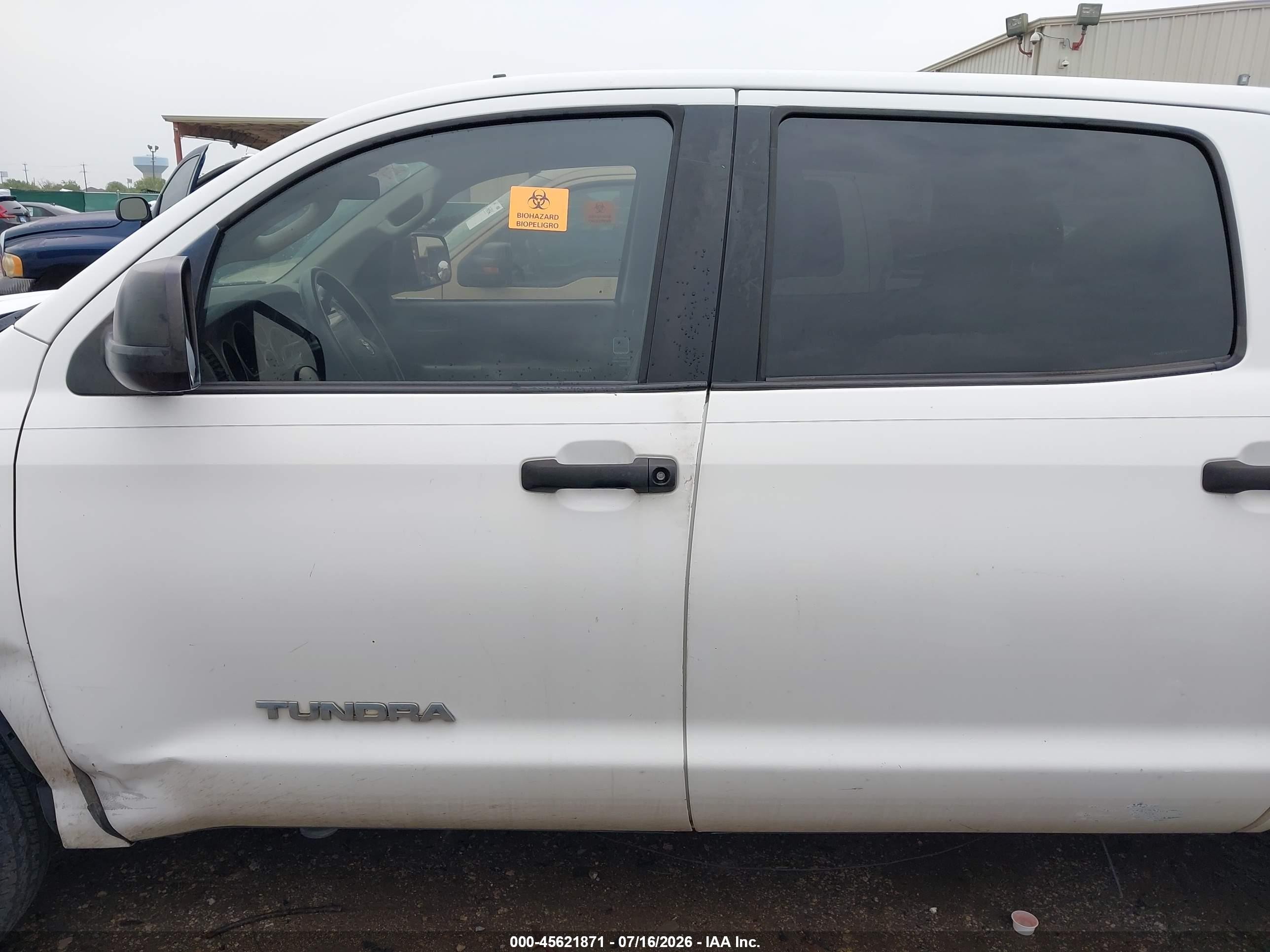 2010 Toyota Tundra Grade 4.6l V8 White vin: 5TFEM5F10AX010575