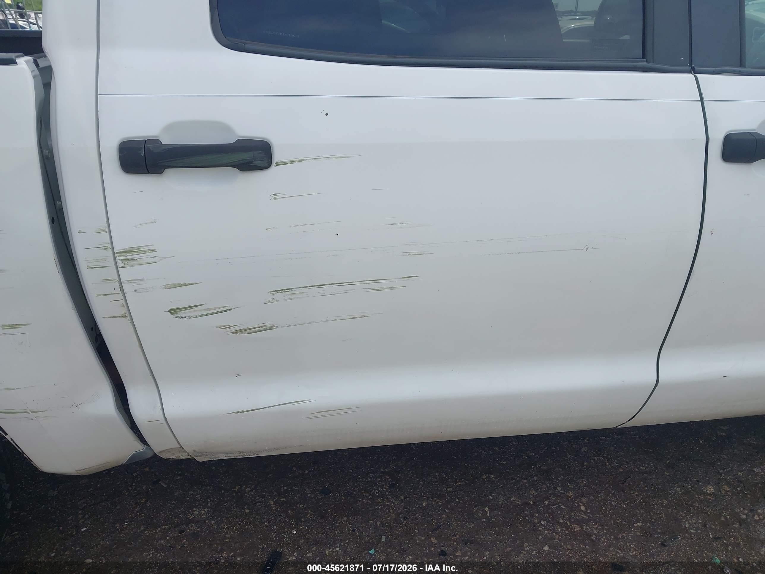 2010 Toyota Tundra Grade 4.6l V8 White vin: 5TFEM5F10AX010575