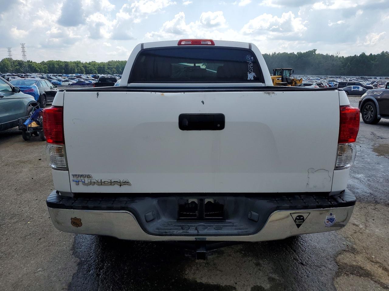 2010 Toyota Tundra Crewmax Sr5 White vin: 5TFEM5F10AX011600