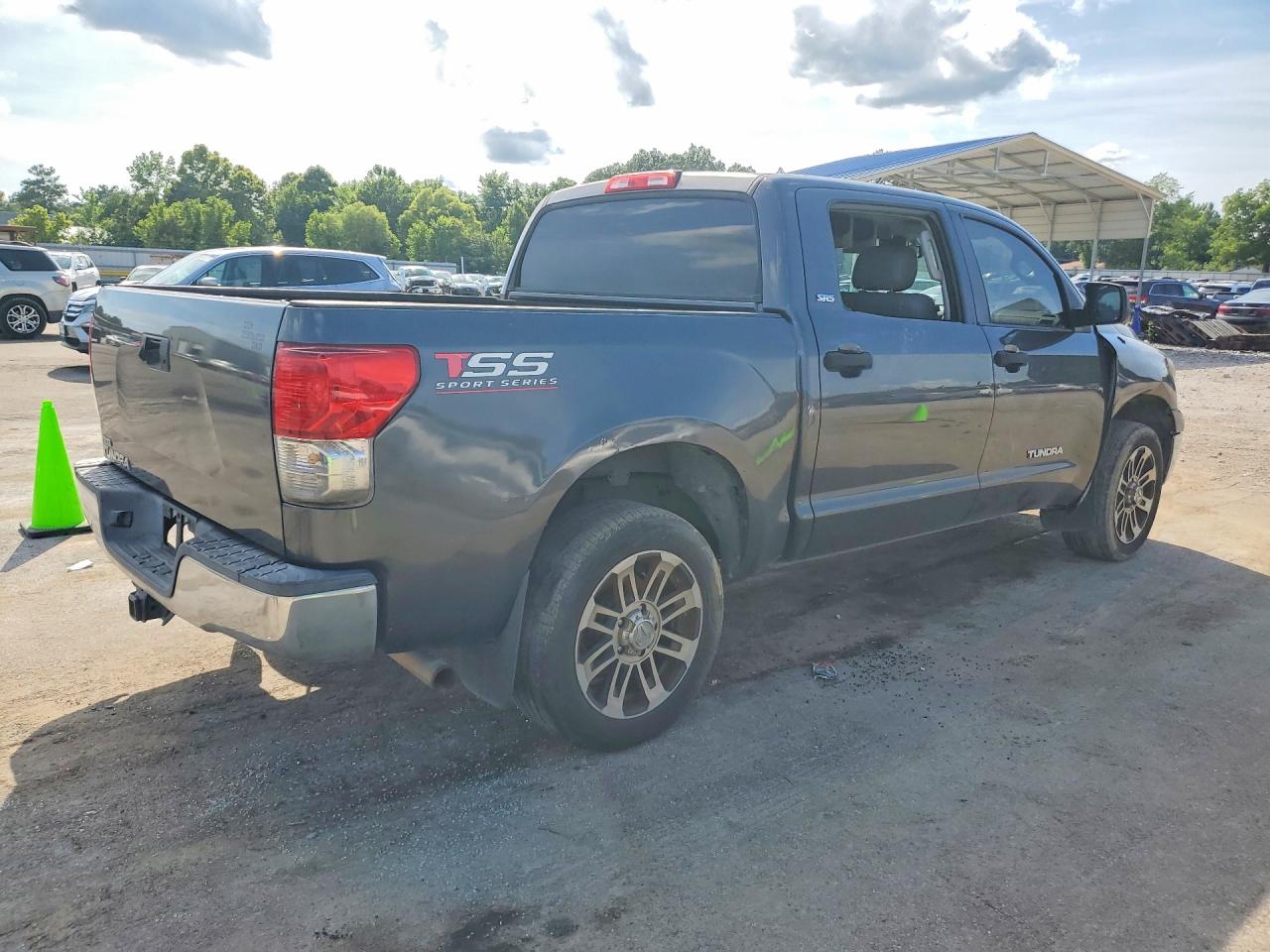 2012 Toyota Tundra Crewmax Sr5 Gray vin: 5TFEM5F10CX048911