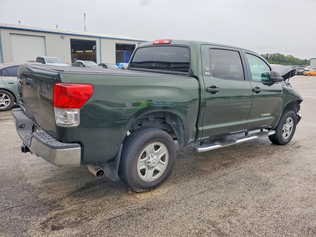 2013 Toyota Tundra Crewmax Sr5 Green vin: 5TFEM5F10DX062602