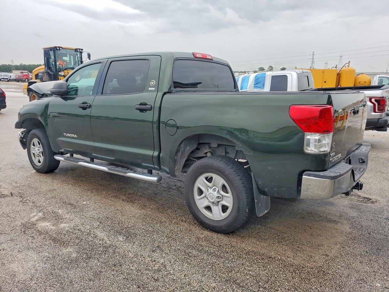2013 Toyota Tundra Crewmax Sr5 Green vin: 5TFEM5F10DX062602