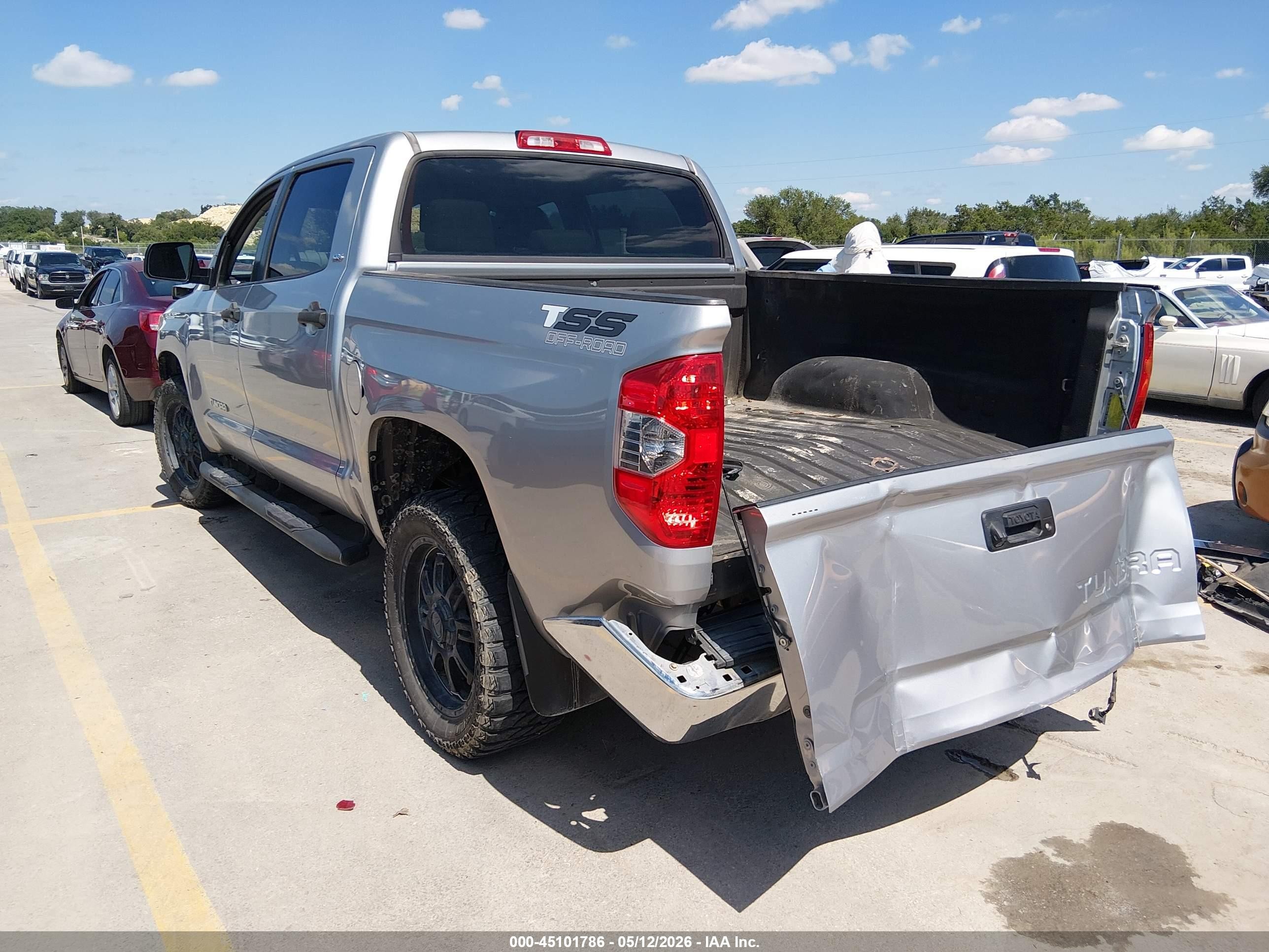 2014 Toyota Tundra Sr5 4.6l V8 Silver vin: 5TFEM5F10EX081667