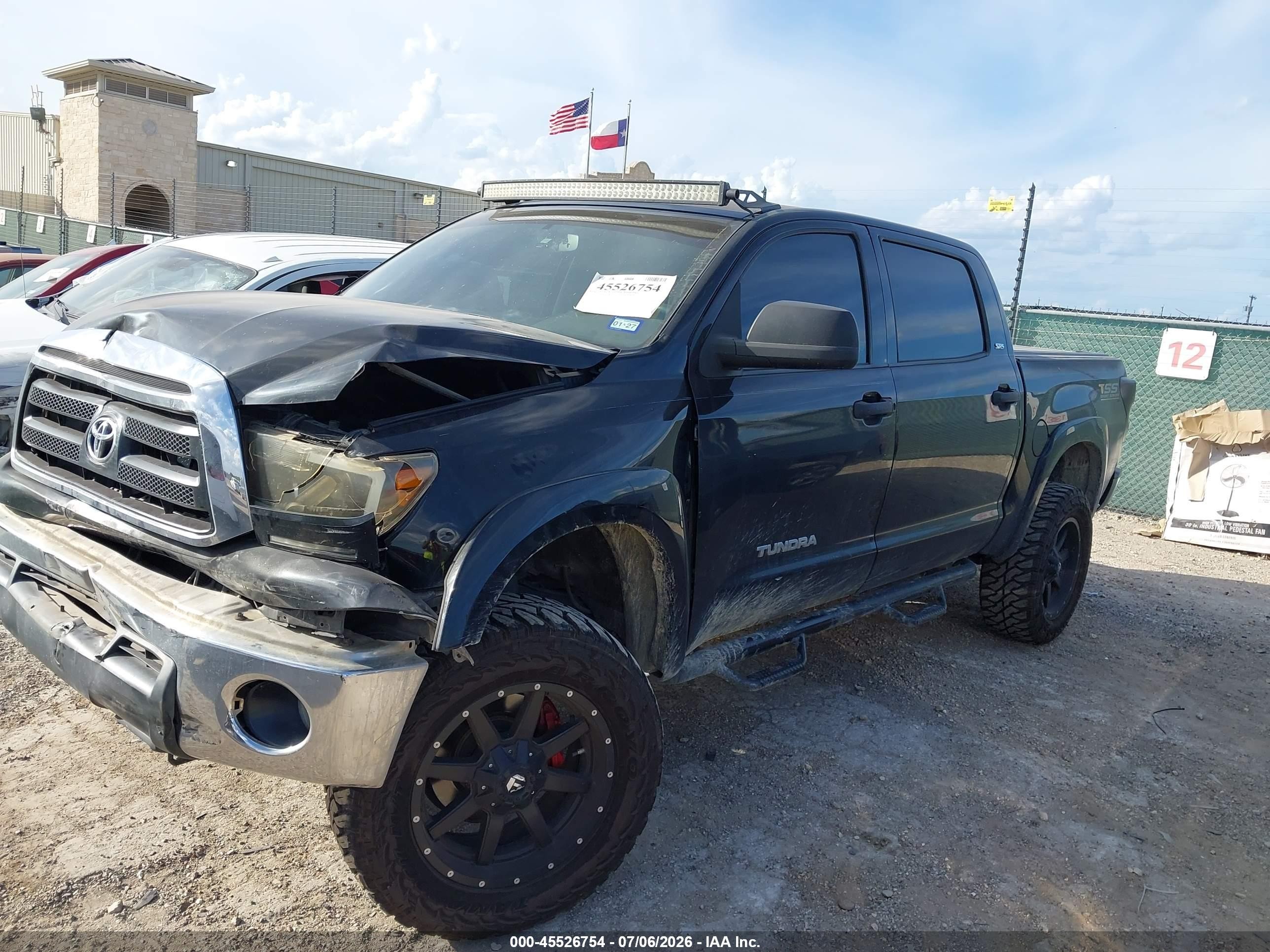 2012 Toyota Tundra Grade 4.6l V8 Черный vin: 5TFEM5F11CX051073