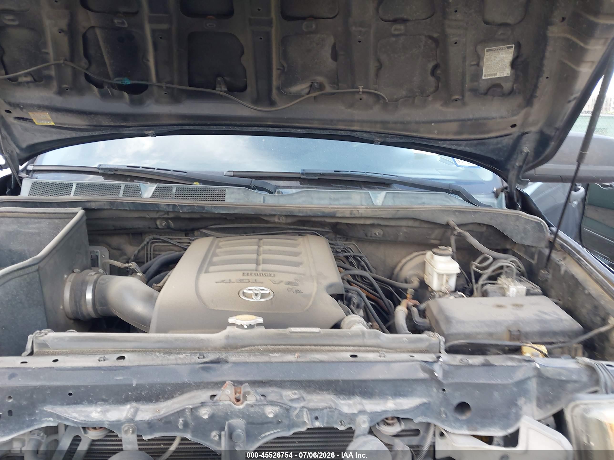 2012 Toyota Tundra Grade 4.6l V8 Черный vin: 5TFEM5F11CX051073