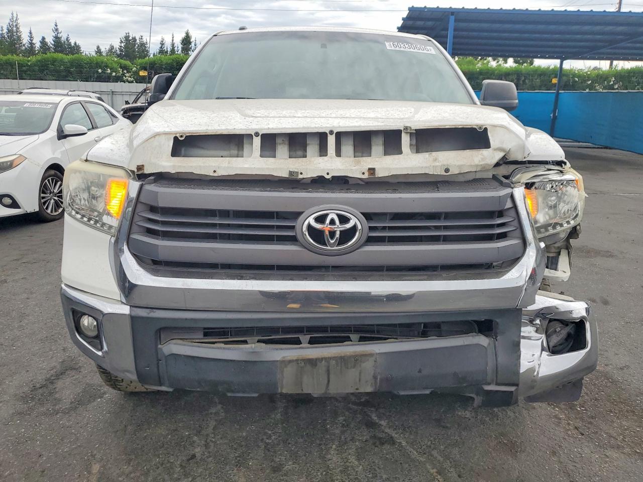 2014 Toyota Tundra Crewmax Sr5 Белый vin: 5TFEM5F11EX081466