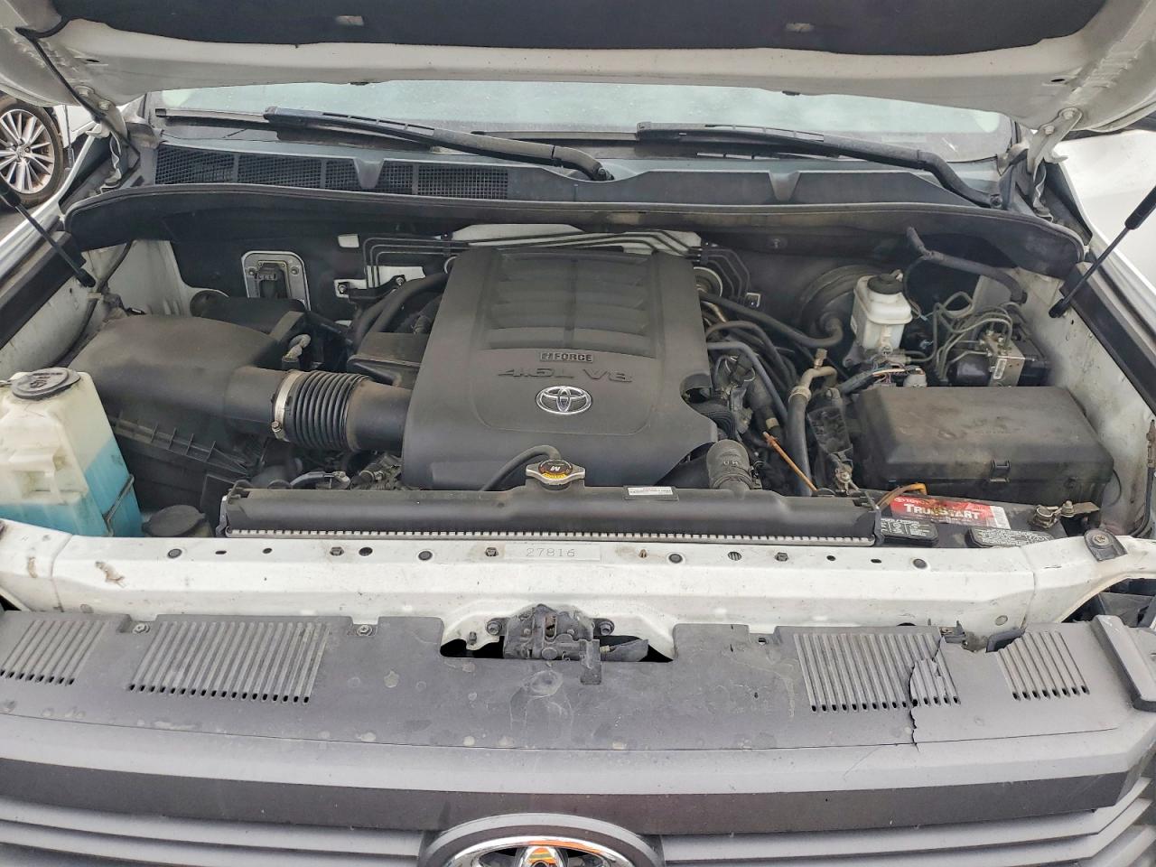 2014 Toyota Tundra Crewmax Sr5 Белый vin: 5TFEM5F11EX081466
