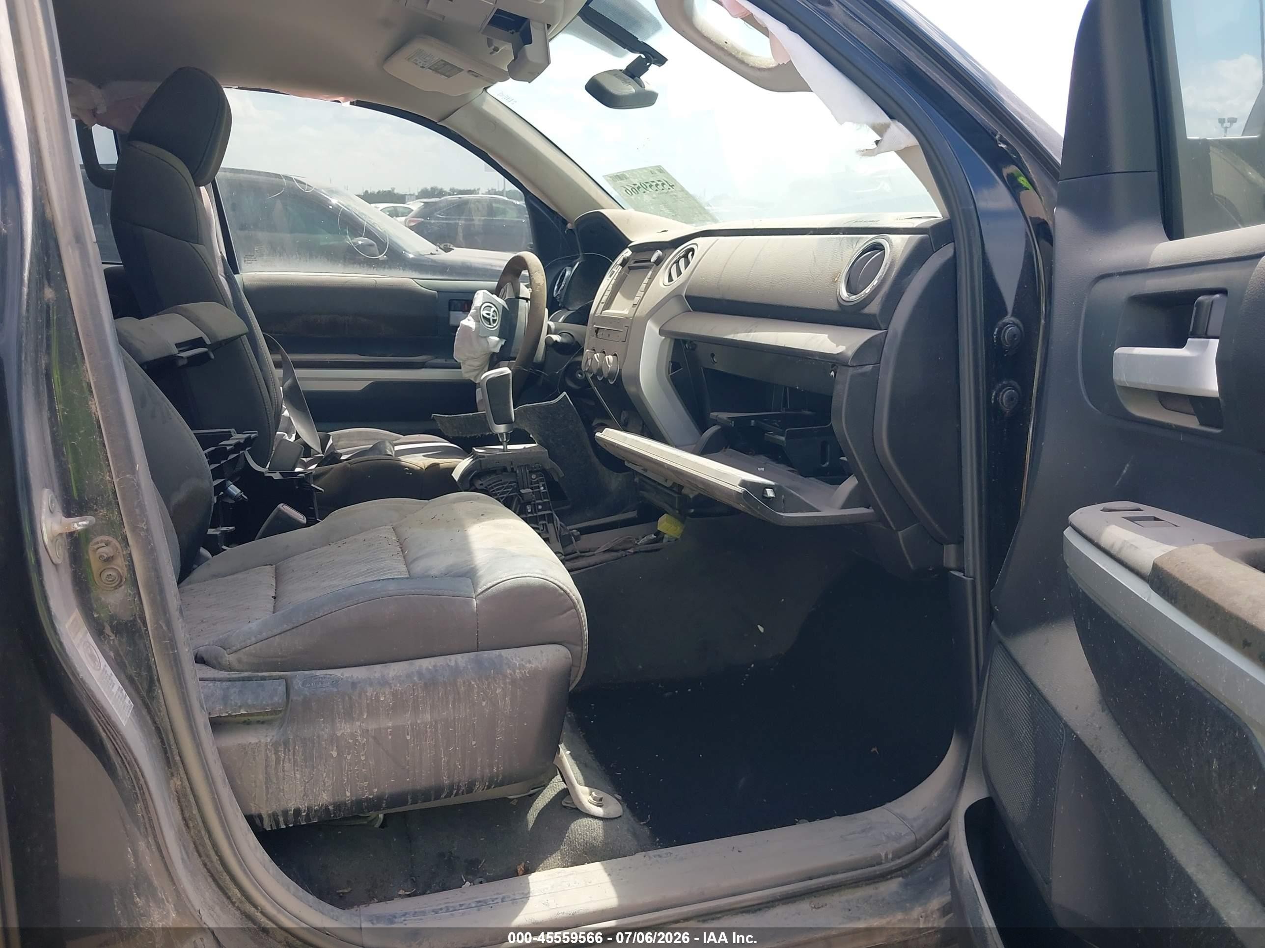 2015 Toyota Tundra Sr5 4.6l V8 Black vin: 5TFEM5F11FX085762