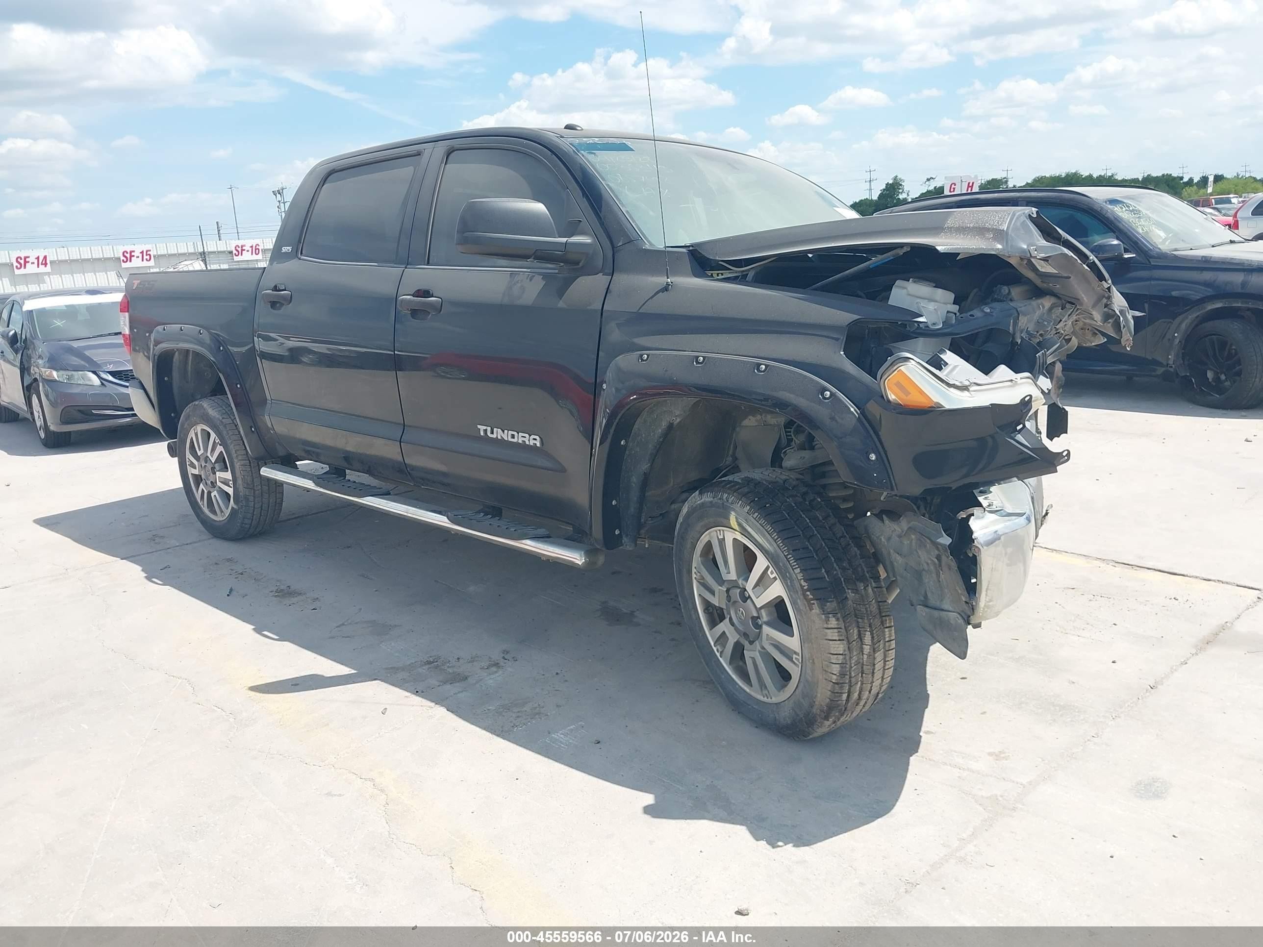 2015 Toyota Tundra Sr5 4.6l V8 Black vin: 5TFEM5F11FX085762