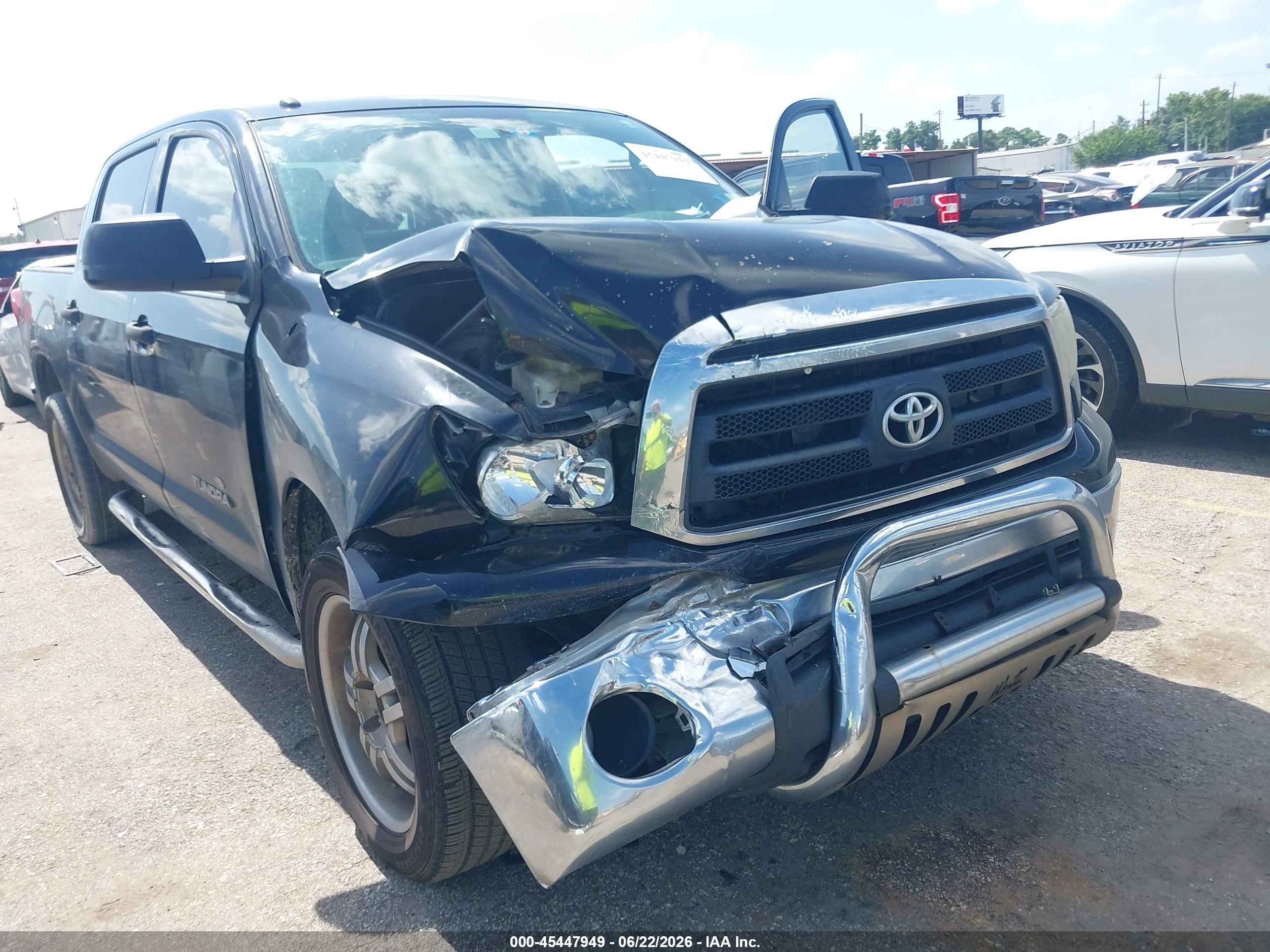 2010 Toyota Tundra Grade 4.6l V8 Black vin: 5TFEM5F12AX016135