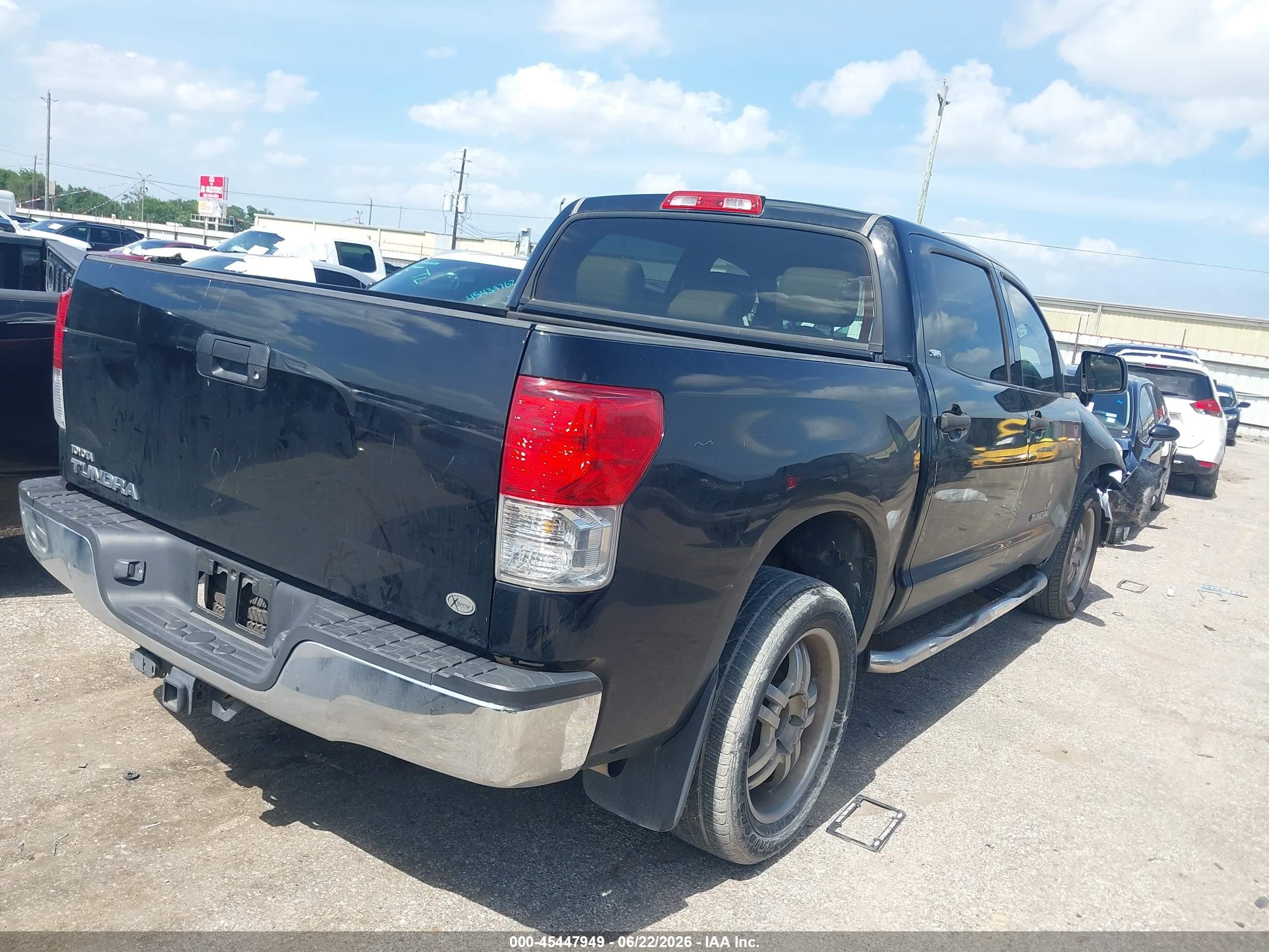 2010 Toyota Tundra Grade 4.6l V8 Black vin: 5TFEM5F12AX016135