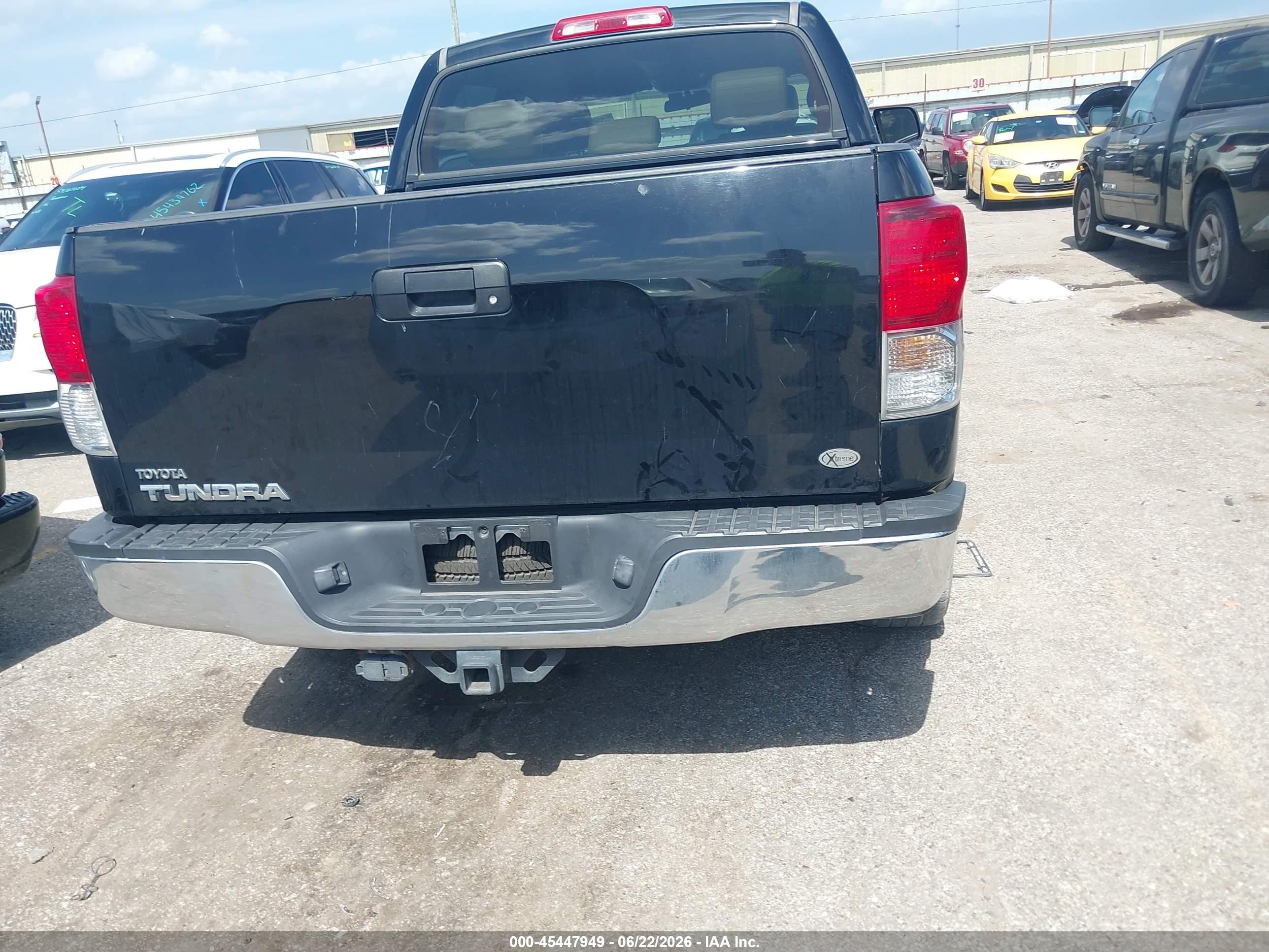 2010 Toyota Tundra Grade 4.6l V8 Black vin: 5TFEM5F12AX016135