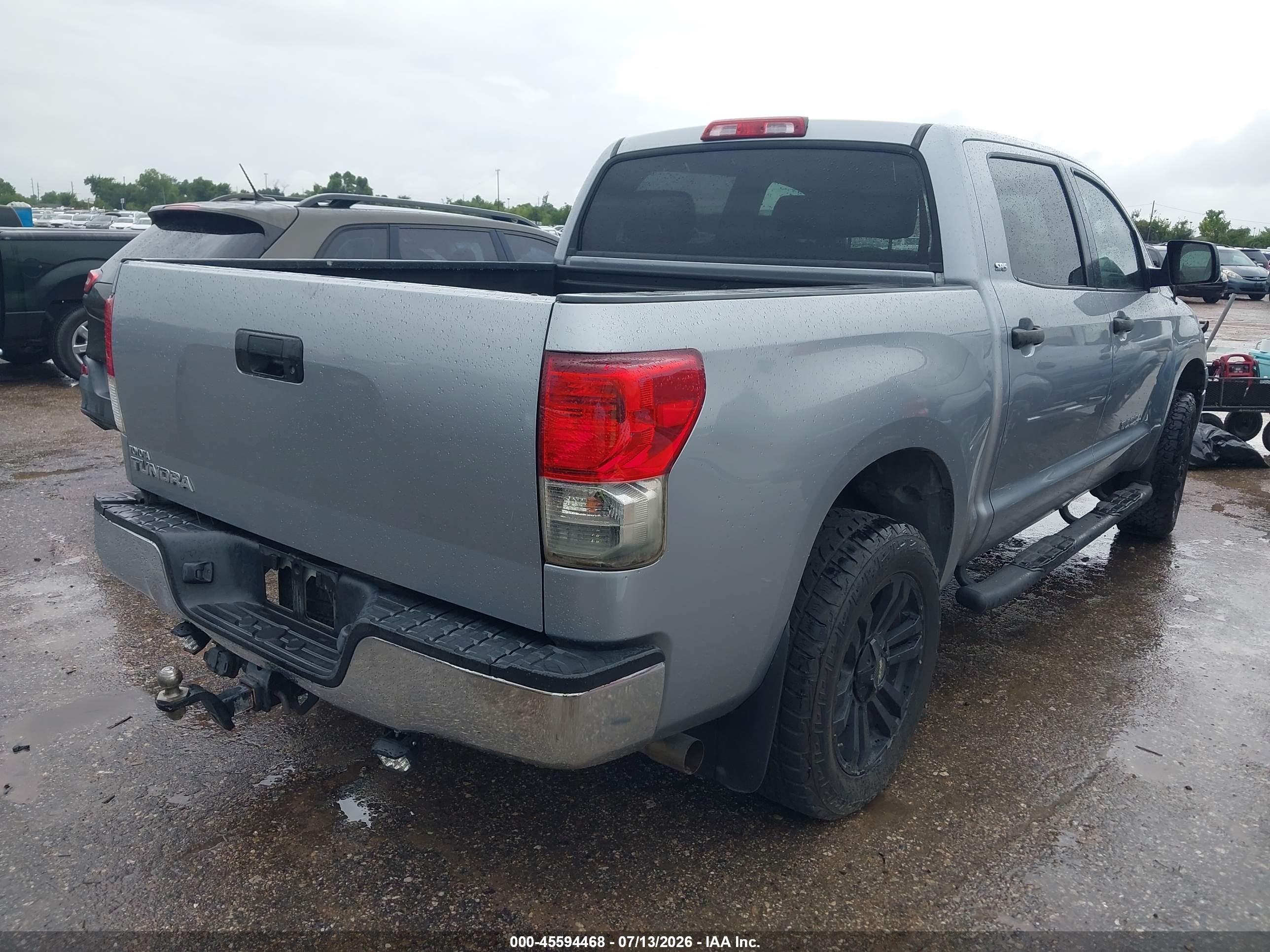 2010 Toyota Tundra Grade 4.6l V8 Silver vin: 5TFEM5F12AX017883