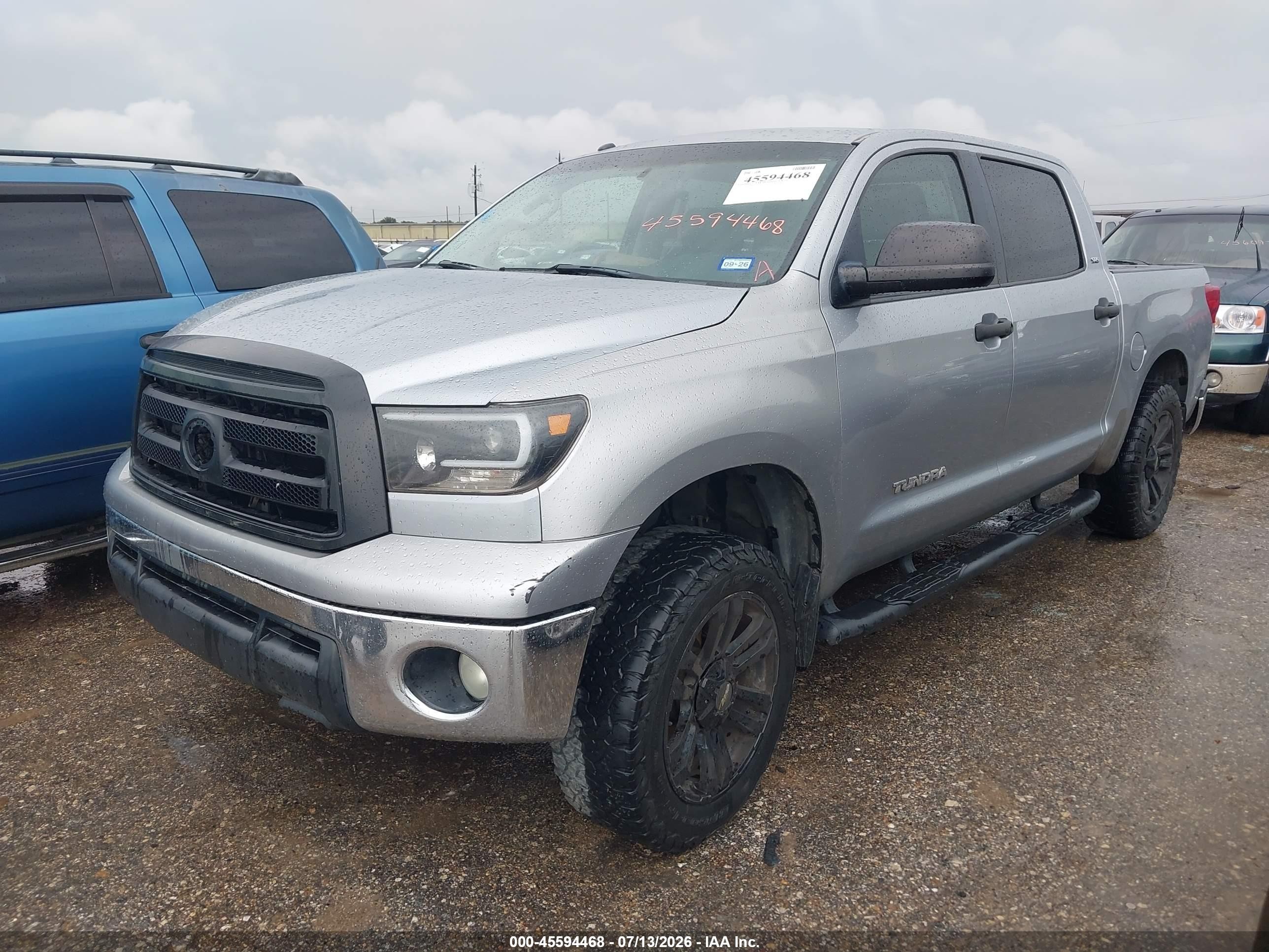 2010 Toyota Tundra Grade 4.6l V8 Silver vin: 5TFEM5F12AX017883