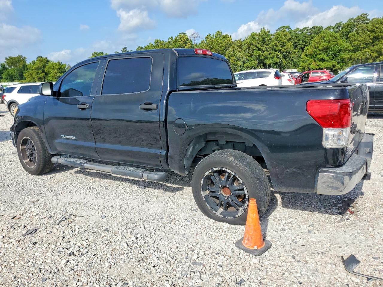 2010 Toyota Tundra Crewmax Sr5 Black vin: 5TFEM5F13AX008626