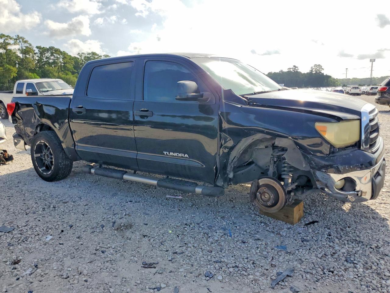 2010 Toyota Tundra Crewmax Sr5 Black vin: 5TFEM5F13AX008626