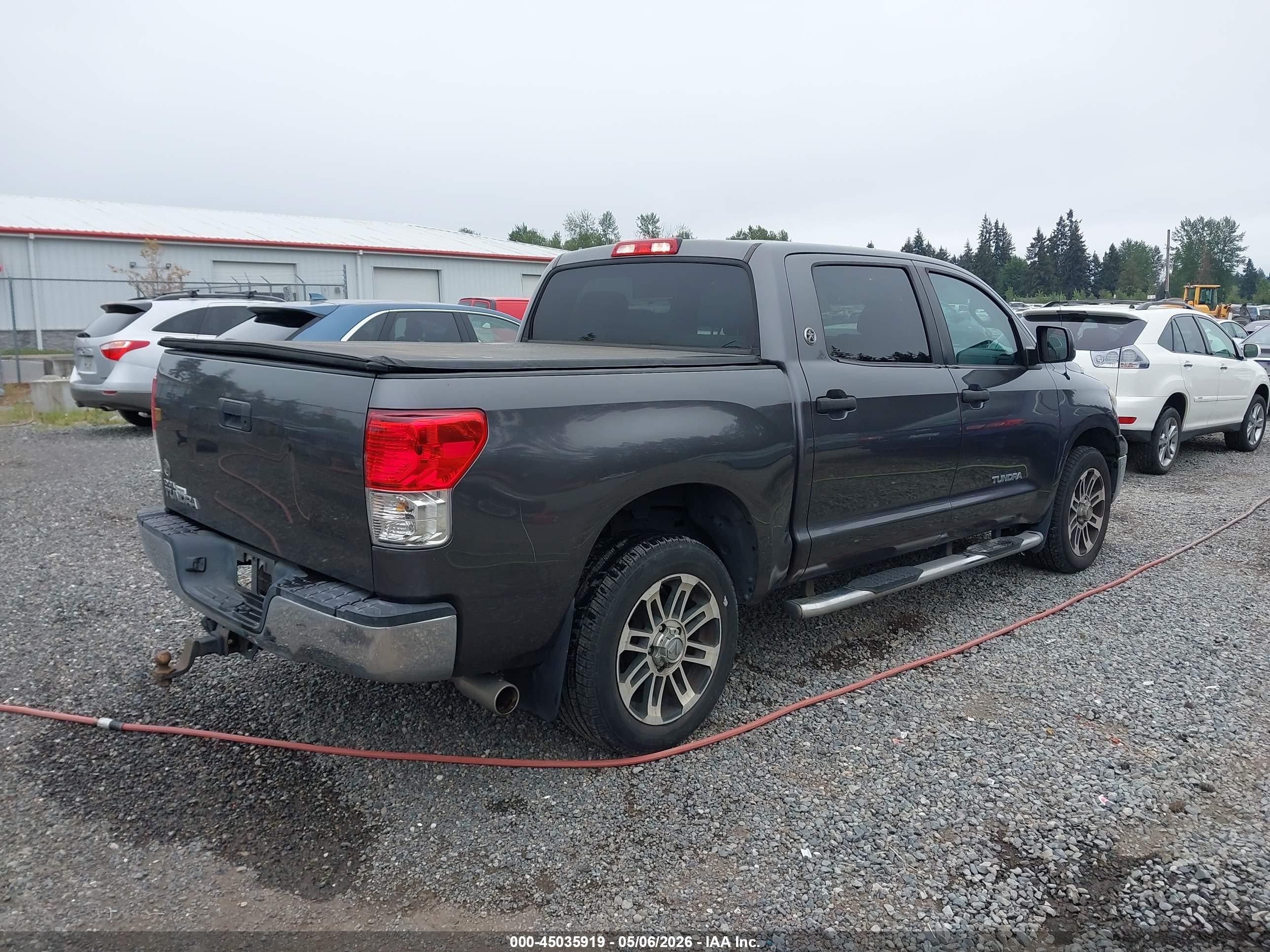 2012 Toyota Tundra Grade 4.6l V8 Серый vin: 5TFEM5F14CX041914