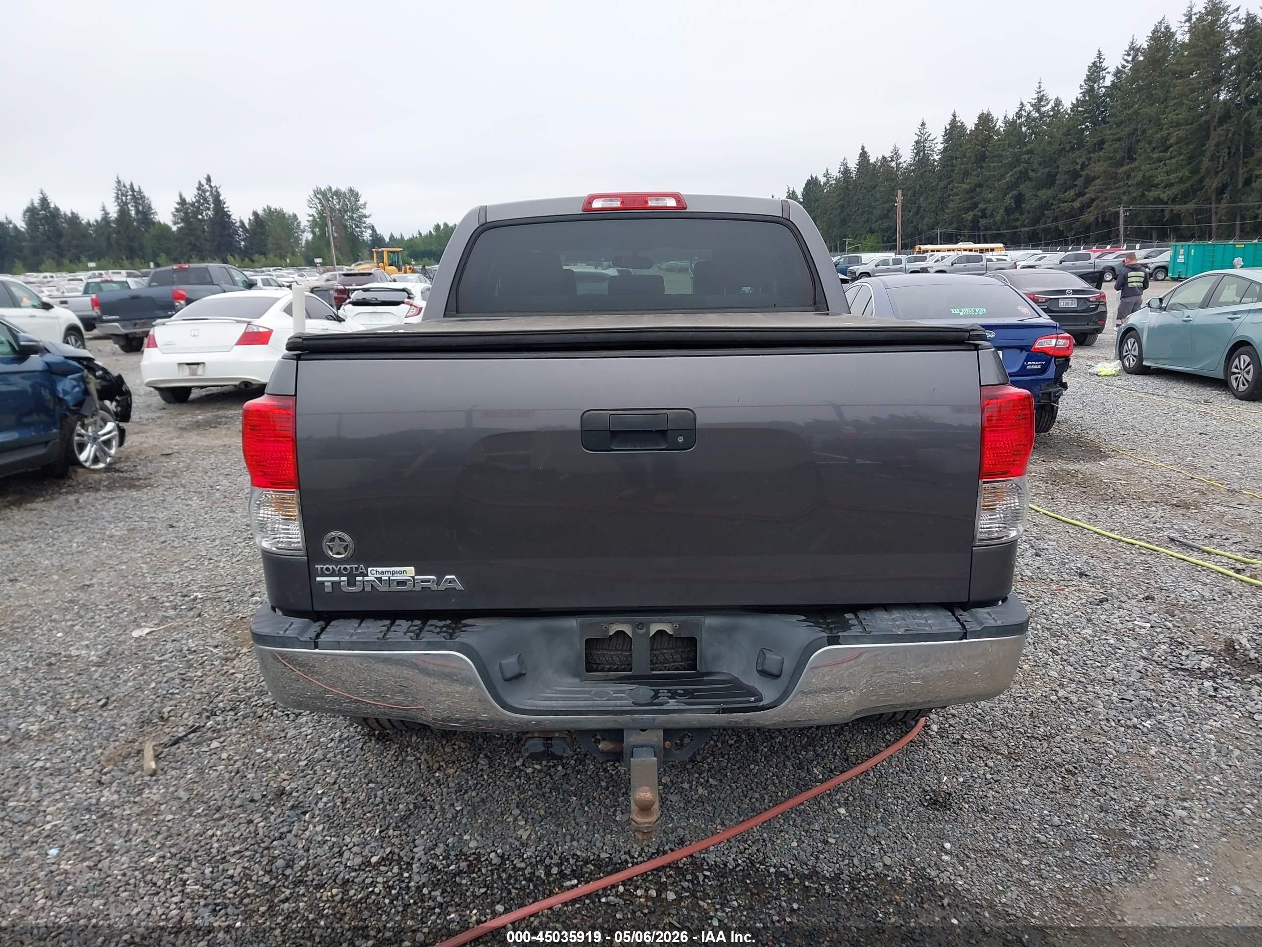2012 Toyota Tundra Grade 4.6l V8 Серый vin: 5TFEM5F14CX041914