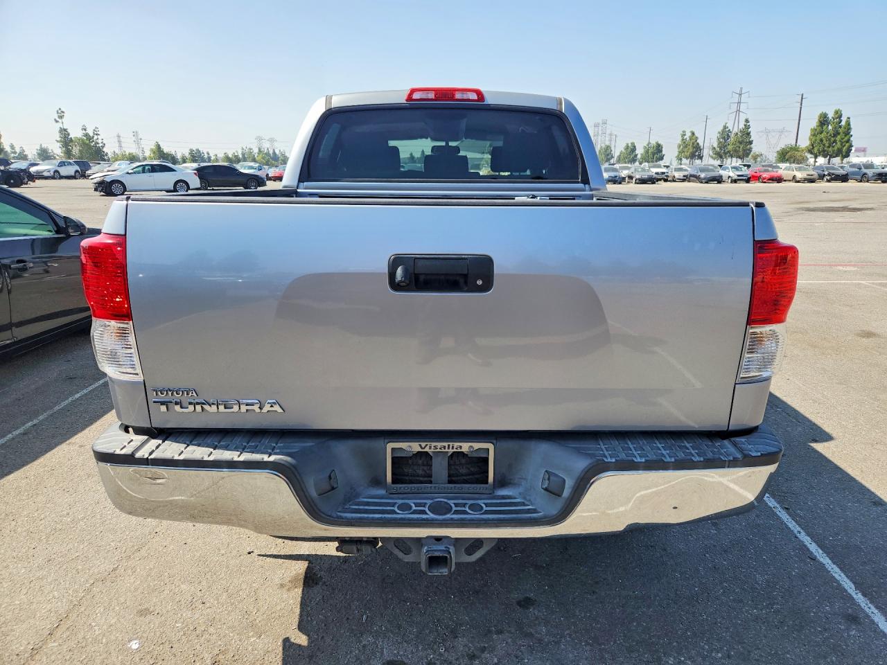 2013 Toyota Tundra Crewmax Sr5 Silver vin: 5TFEM5F14DX058522