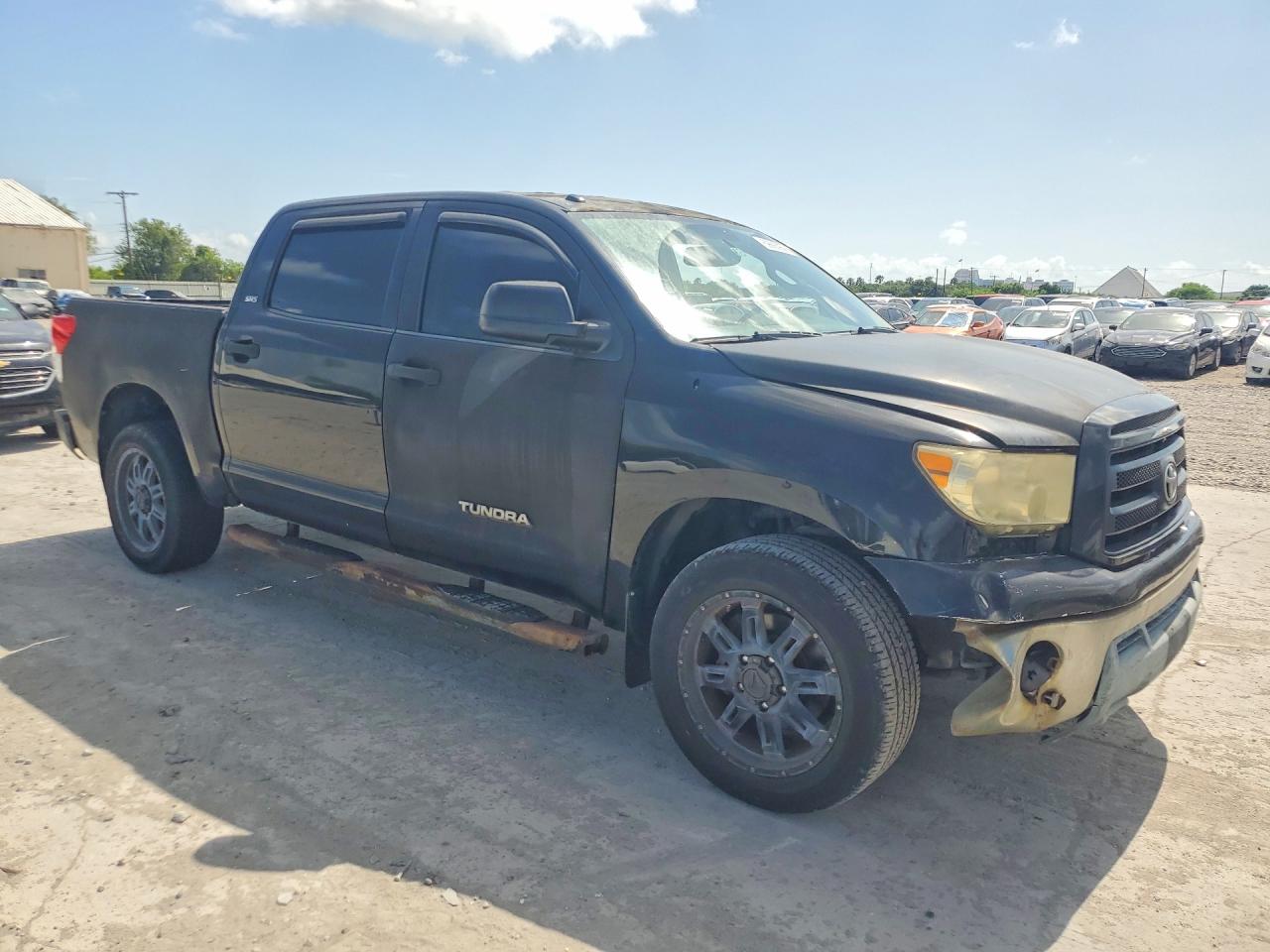 2013 Toyota Tundra Crewmax Sr5 Black vin: 5TFEM5F14DX066068
