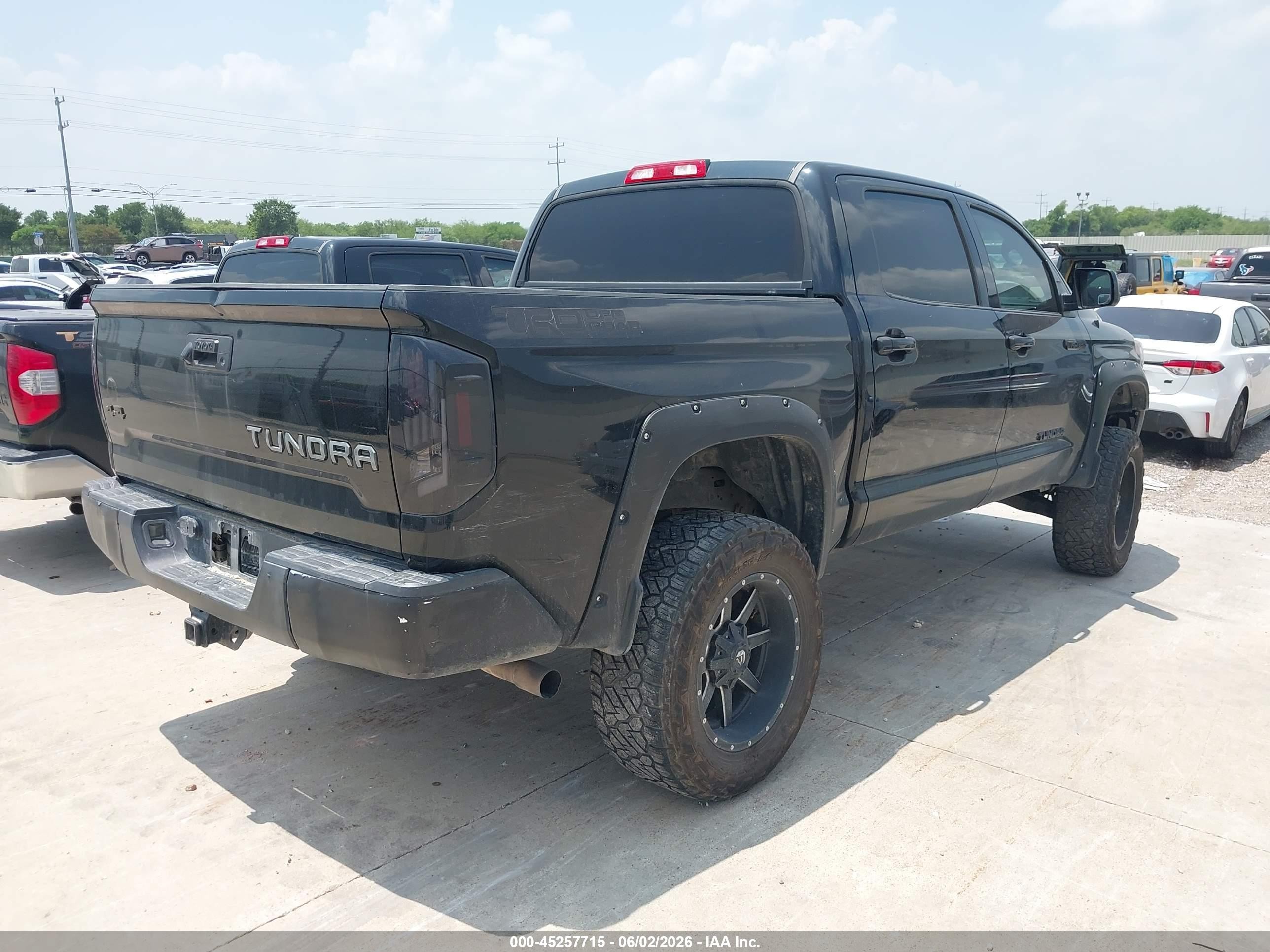 2014 Toyota Tundra Sr5 4.6l V8 Black vin: 5TFEM5F14EX081686