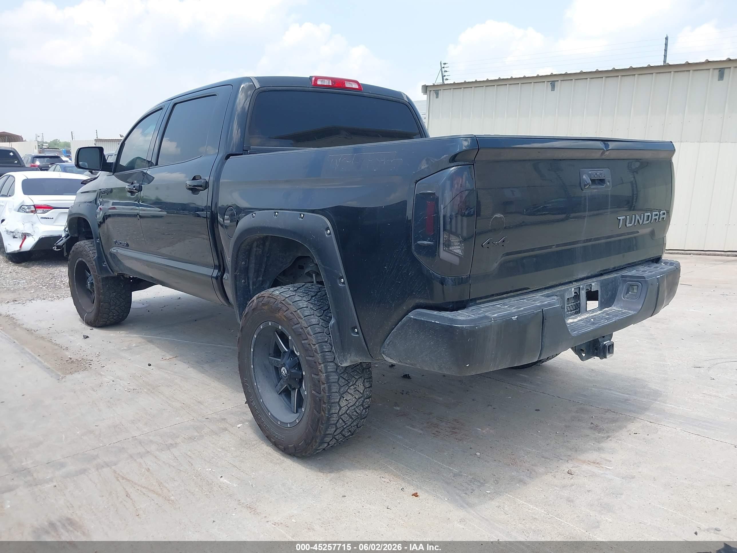 2014 Toyota Tundra Sr5 4.6l V8 Black vin: 5TFEM5F14EX081686
