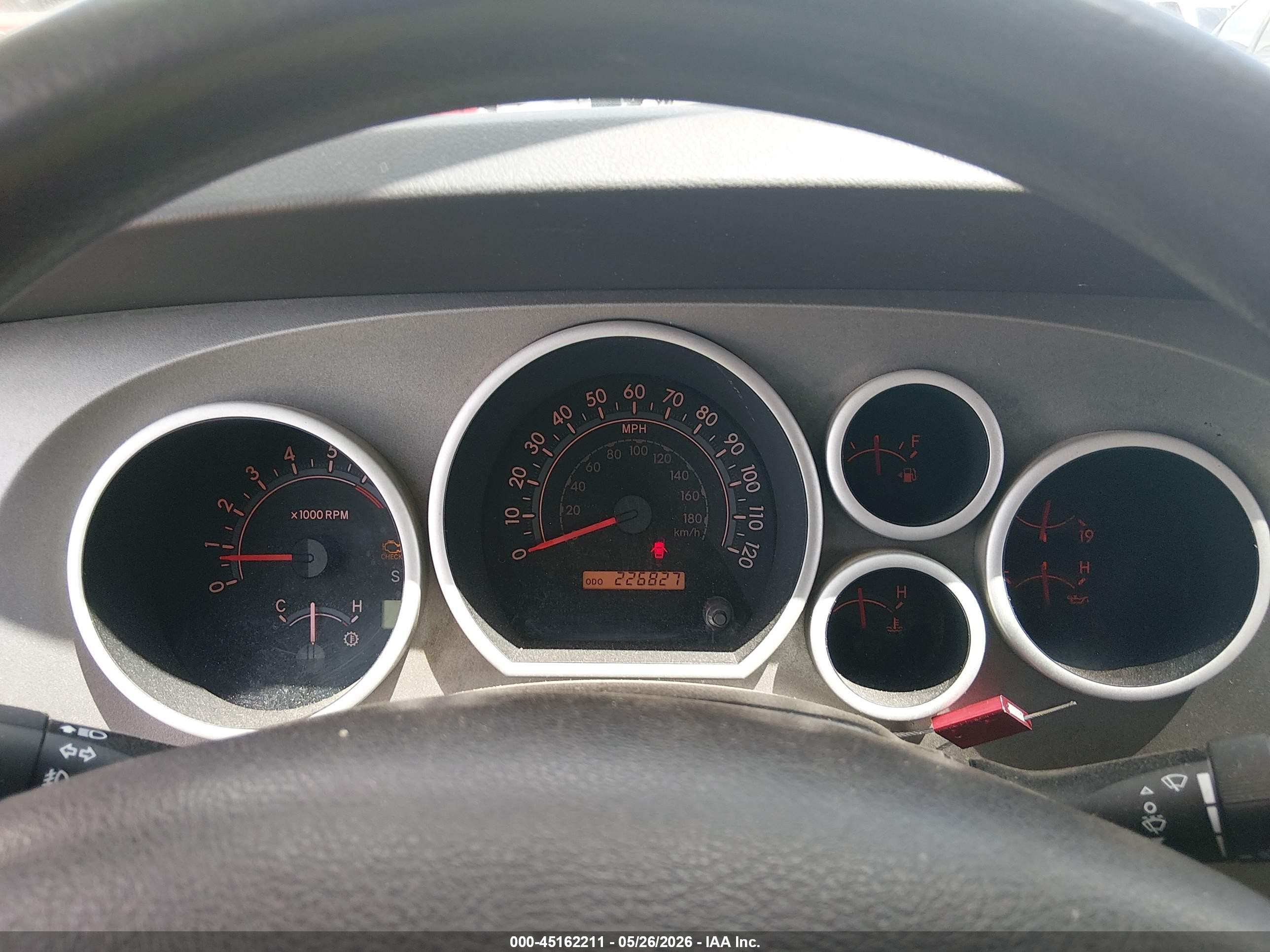 2010 Toyota Tundra Grade 4.6l V8 Burgundy vin: 5TFEM5F15AX012967