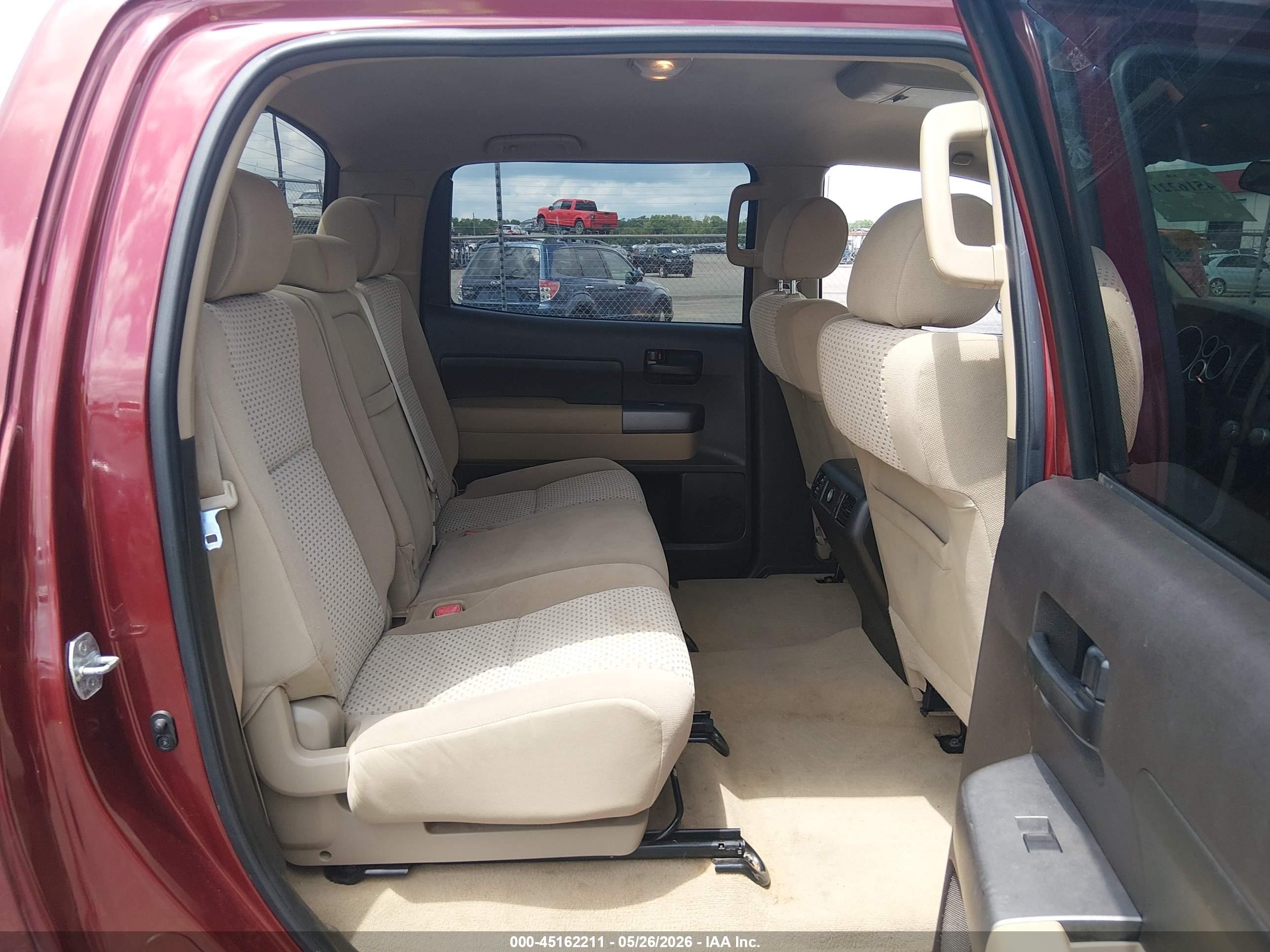 2010 Toyota Tundra Grade 4.6l V8 Burgundy vin: 5TFEM5F15AX012967