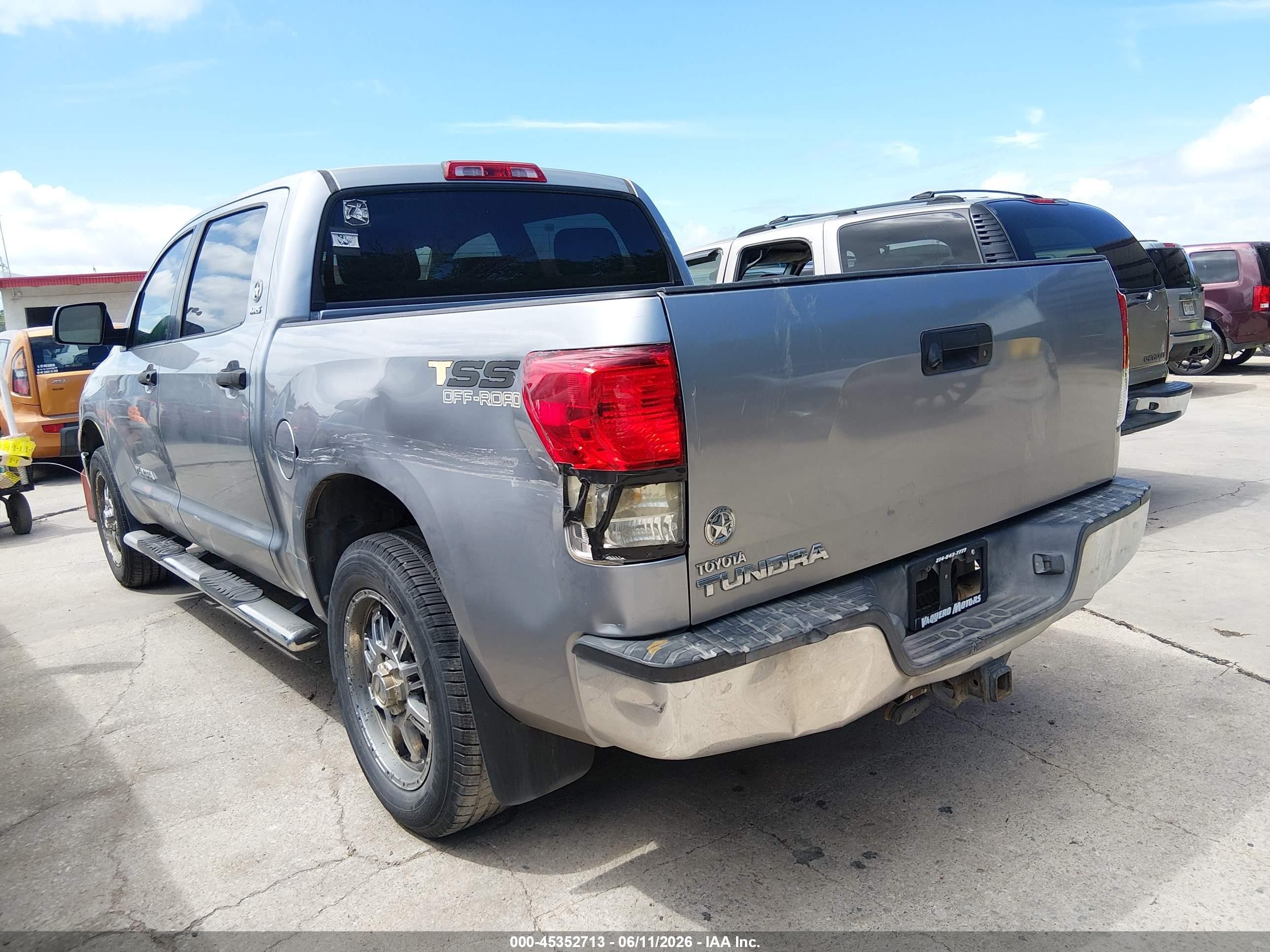 2013 Toyota Tundra Grade 4.6l V8 Gray vin: 5TFEM5F15DX057556