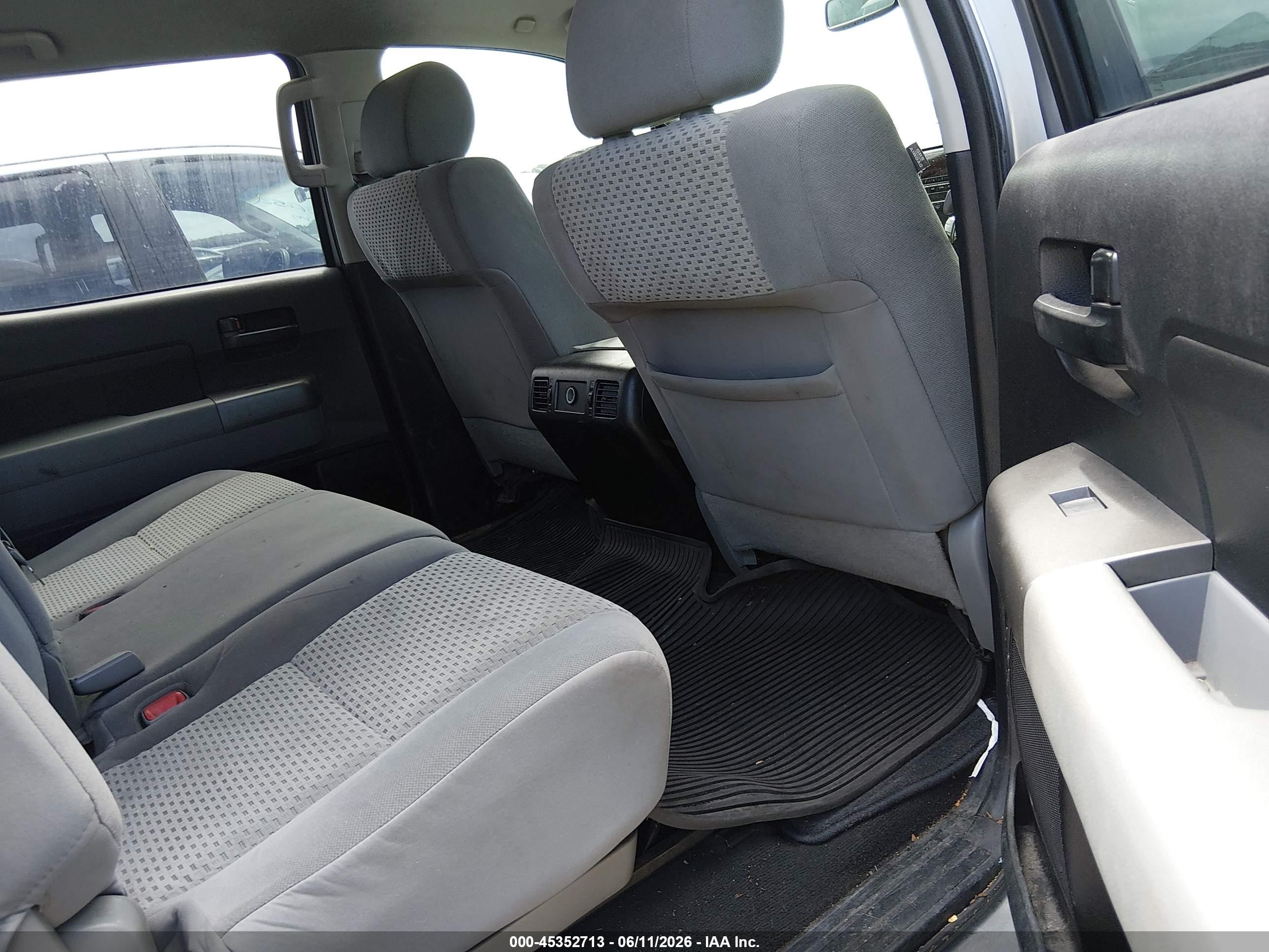 2013 Toyota Tundra Grade 4.6l V8 Gray vin: 5TFEM5F15DX057556