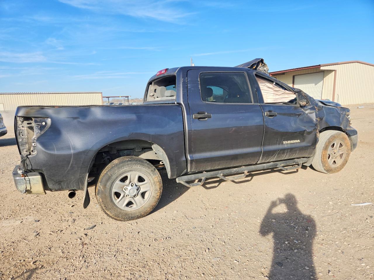 2013 Toyota Tundra Gray vin: 5TFEM5F15DX067200