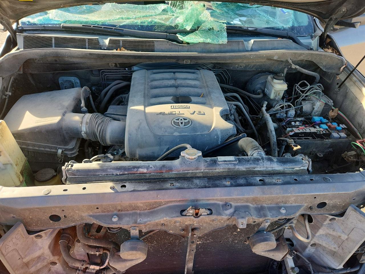 2013 Toyota Tundra Gray vin: 5TFEM5F15DX067200