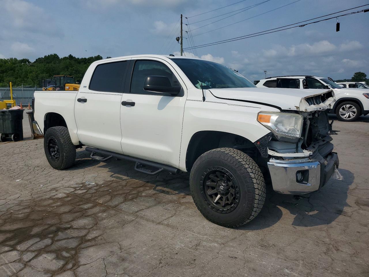 2016 Toyota Tundra Crewmax Sr5 White vin: 5TFEM5F15GX101477
