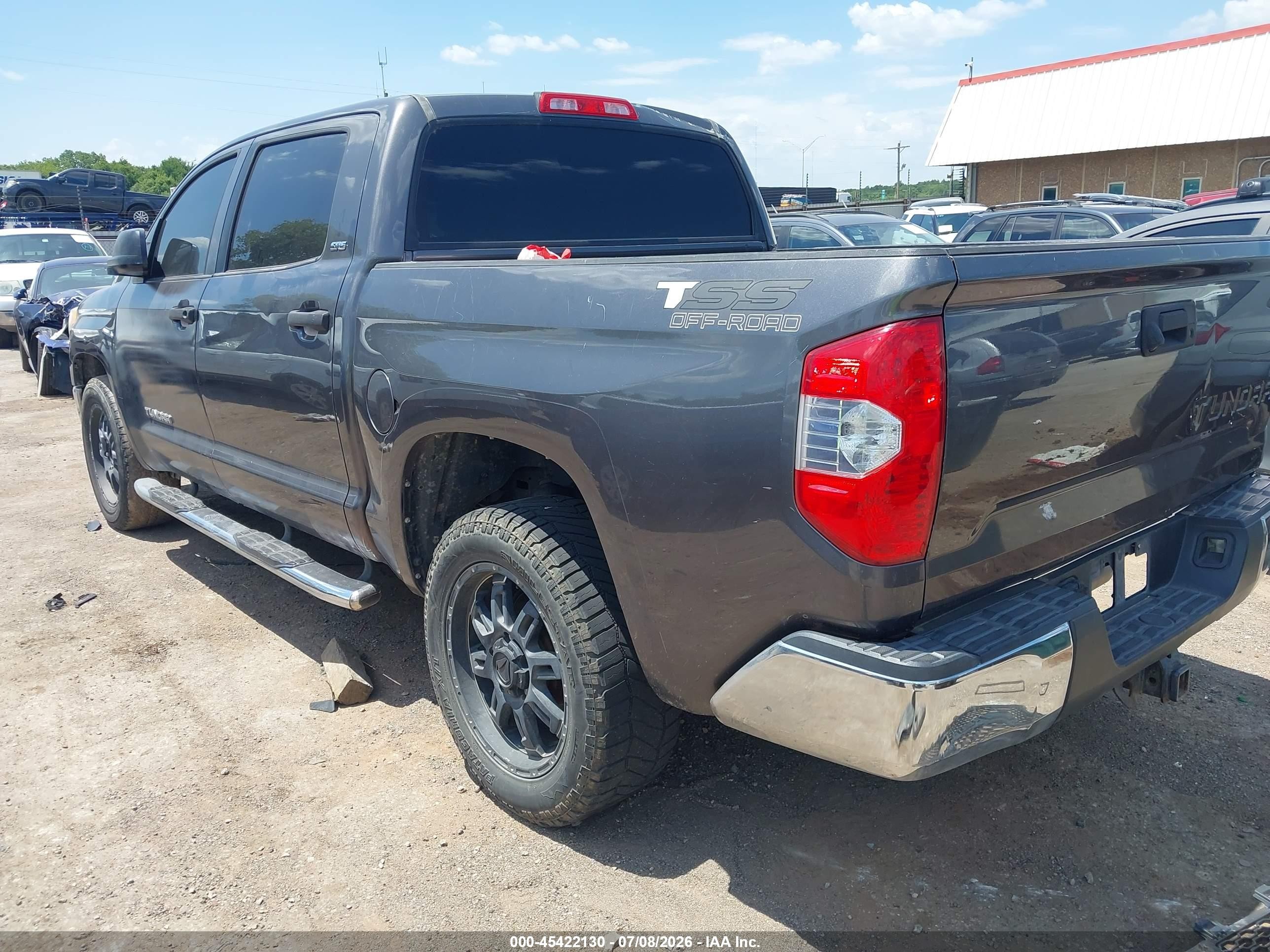 2014 Toyota Tundra Sr5 4.6l V8 Серый vin: 5TFEM5F16EX079079