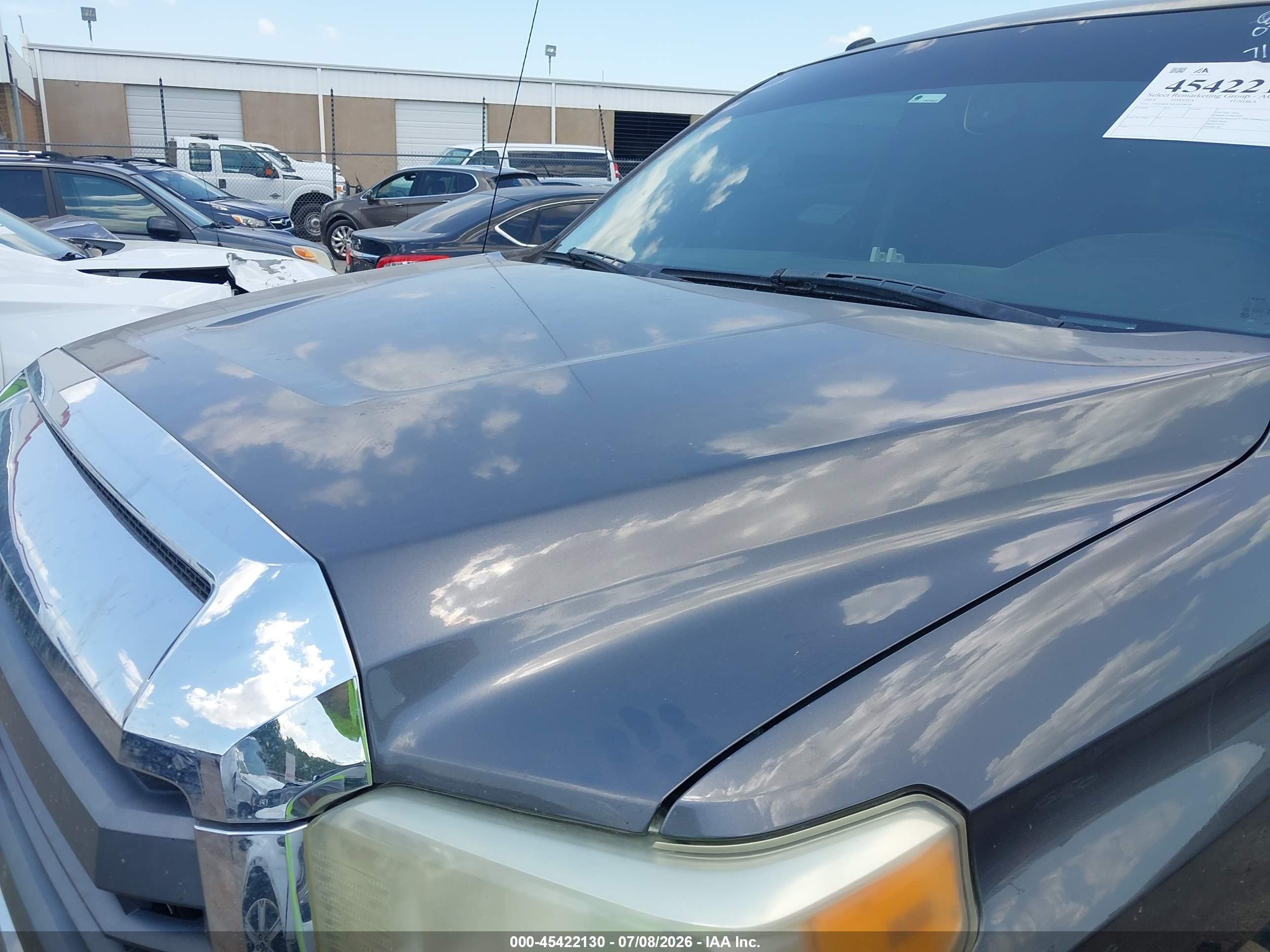 2014 Toyota Tundra Sr5 4.6l V8 Серый vin: 5TFEM5F16EX079079