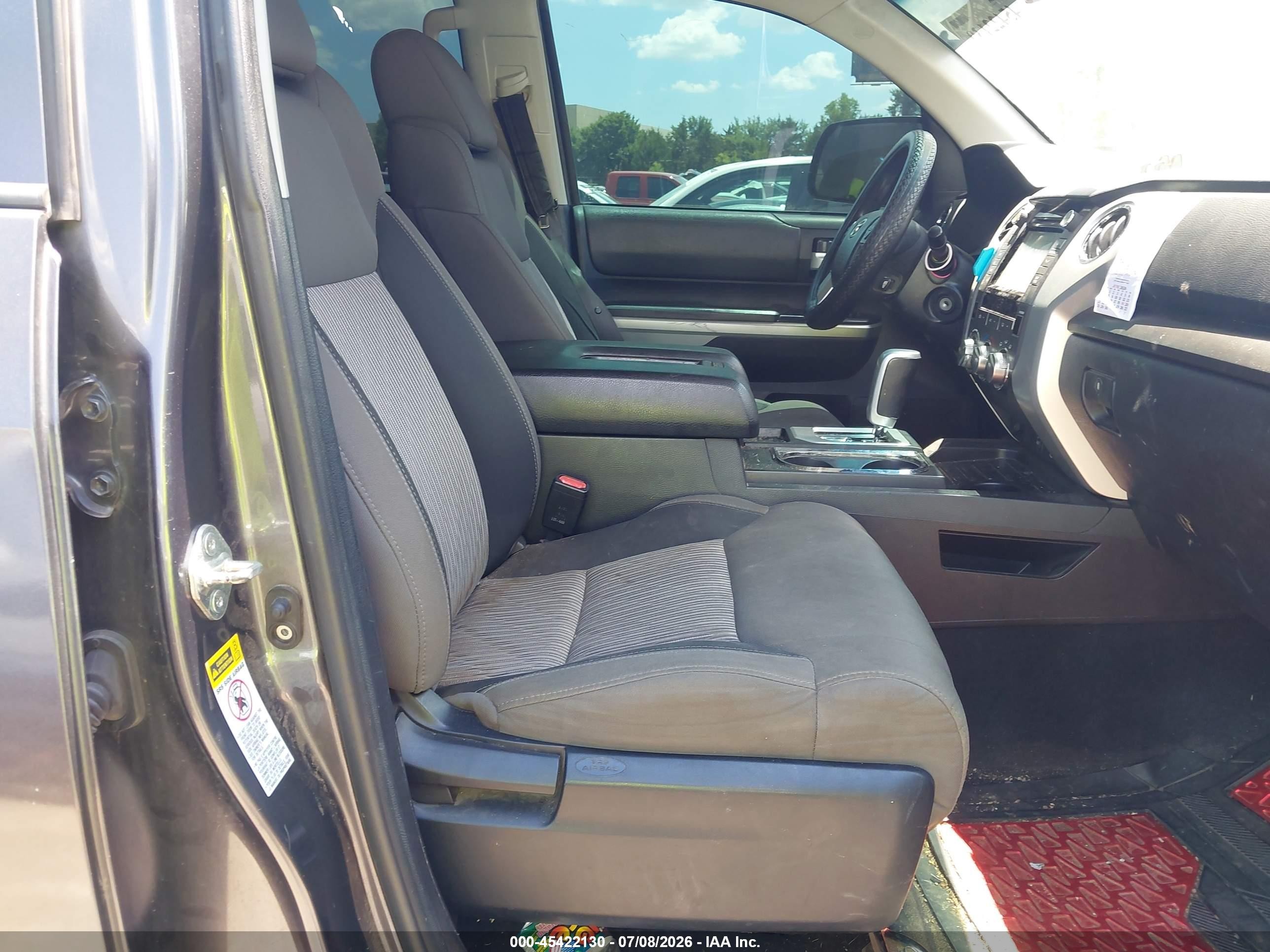 2014 Toyota Tundra Sr5 4.6l V8 Серый vin: 5TFEM5F16EX079079