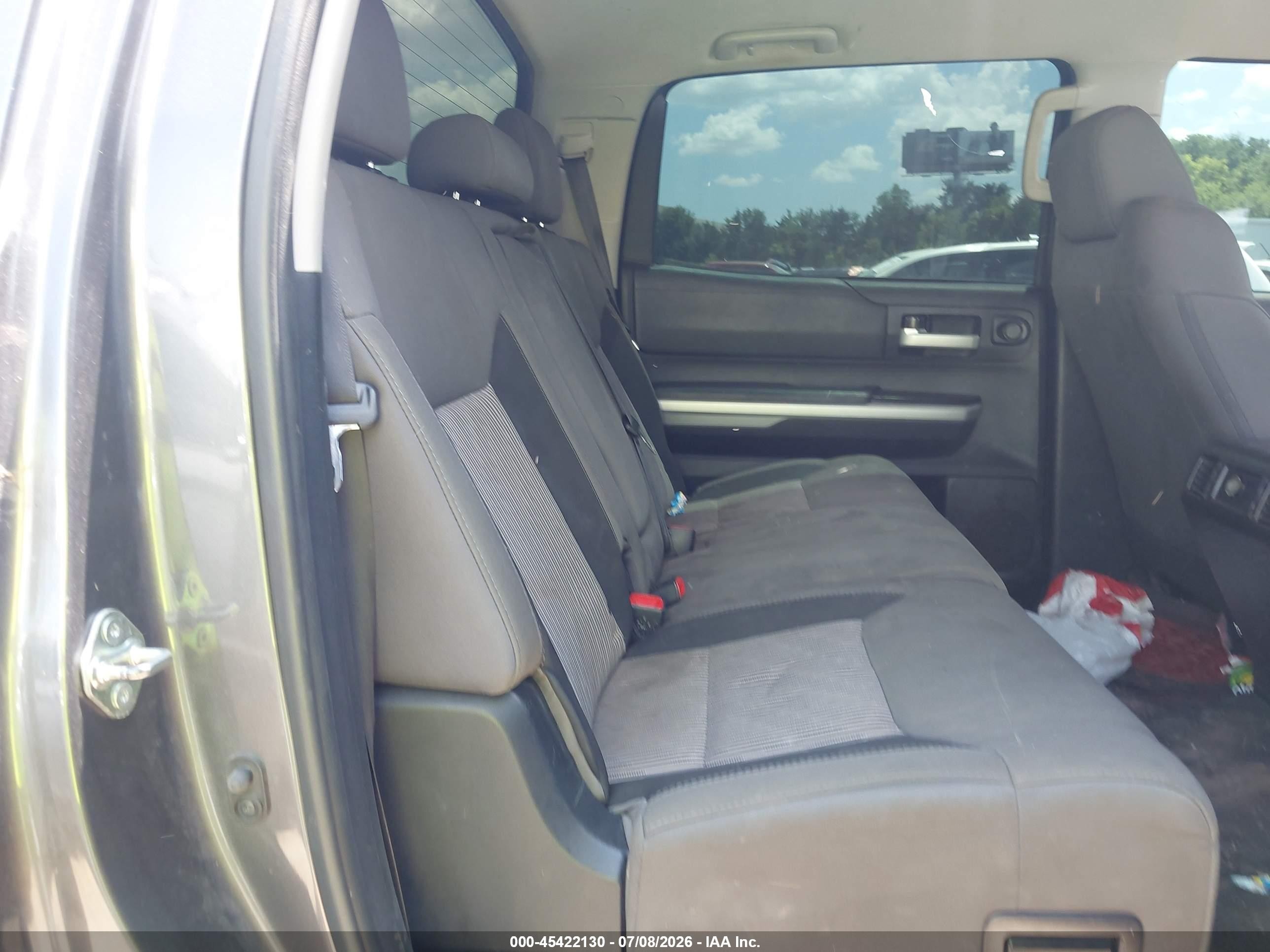 2014 Toyota Tundra Sr5 4.6l V8 Серый vin: 5TFEM5F16EX079079