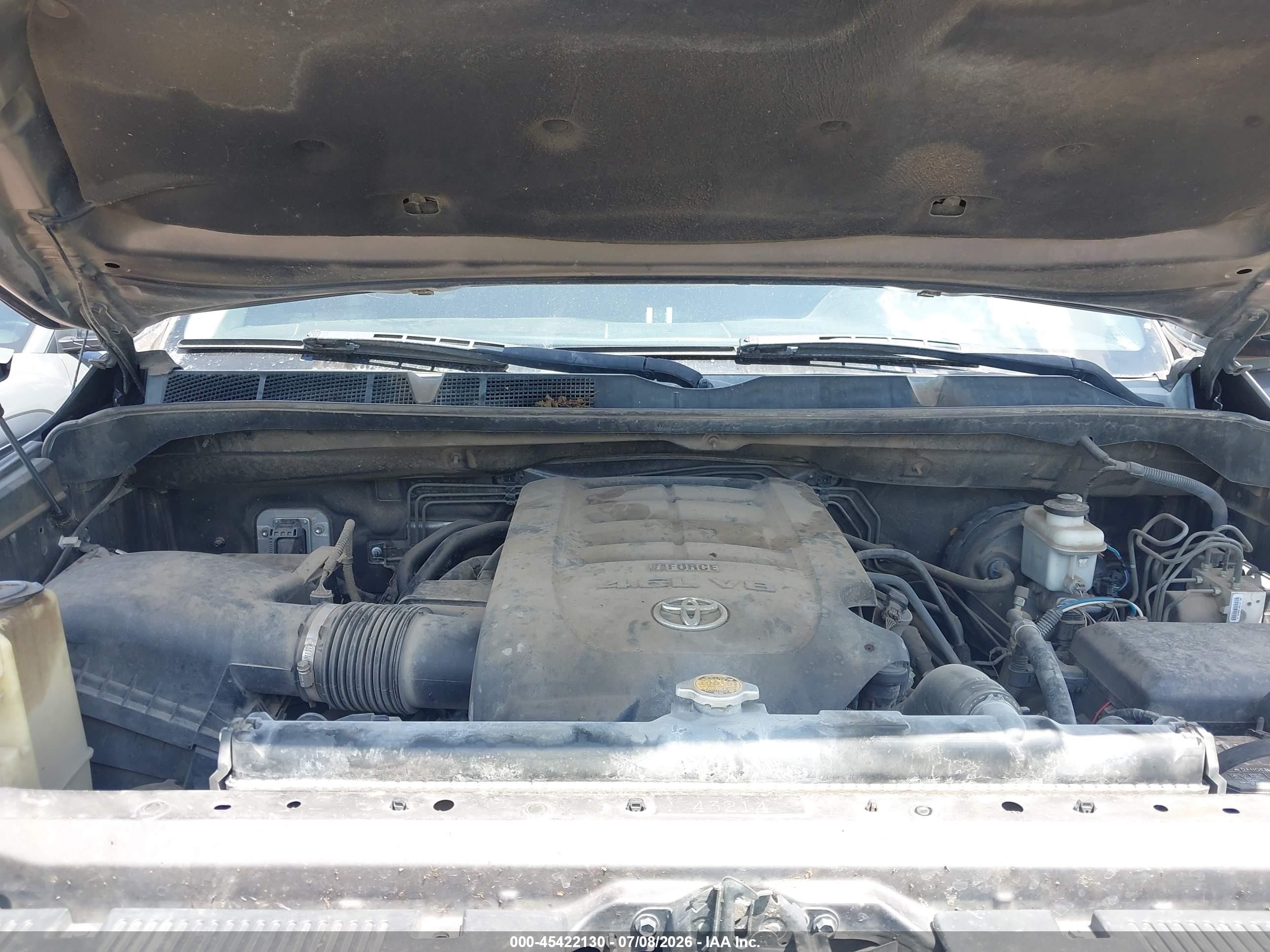 2014 Toyota Tundra Sr5 4.6l V8 Серый vin: 5TFEM5F16EX079079