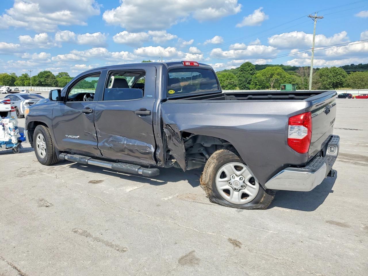 2015 Toyota Tundra Crewmax Sr5 Gray vin: 5TFEM5F16FX087006