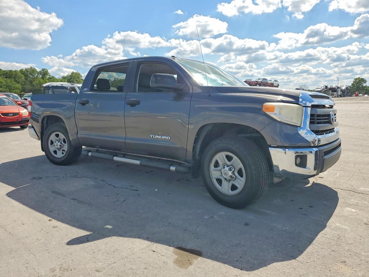 2015 Toyota Tundra Crewmax Sr5 Gray vin: 5TFEM5F16FX087006