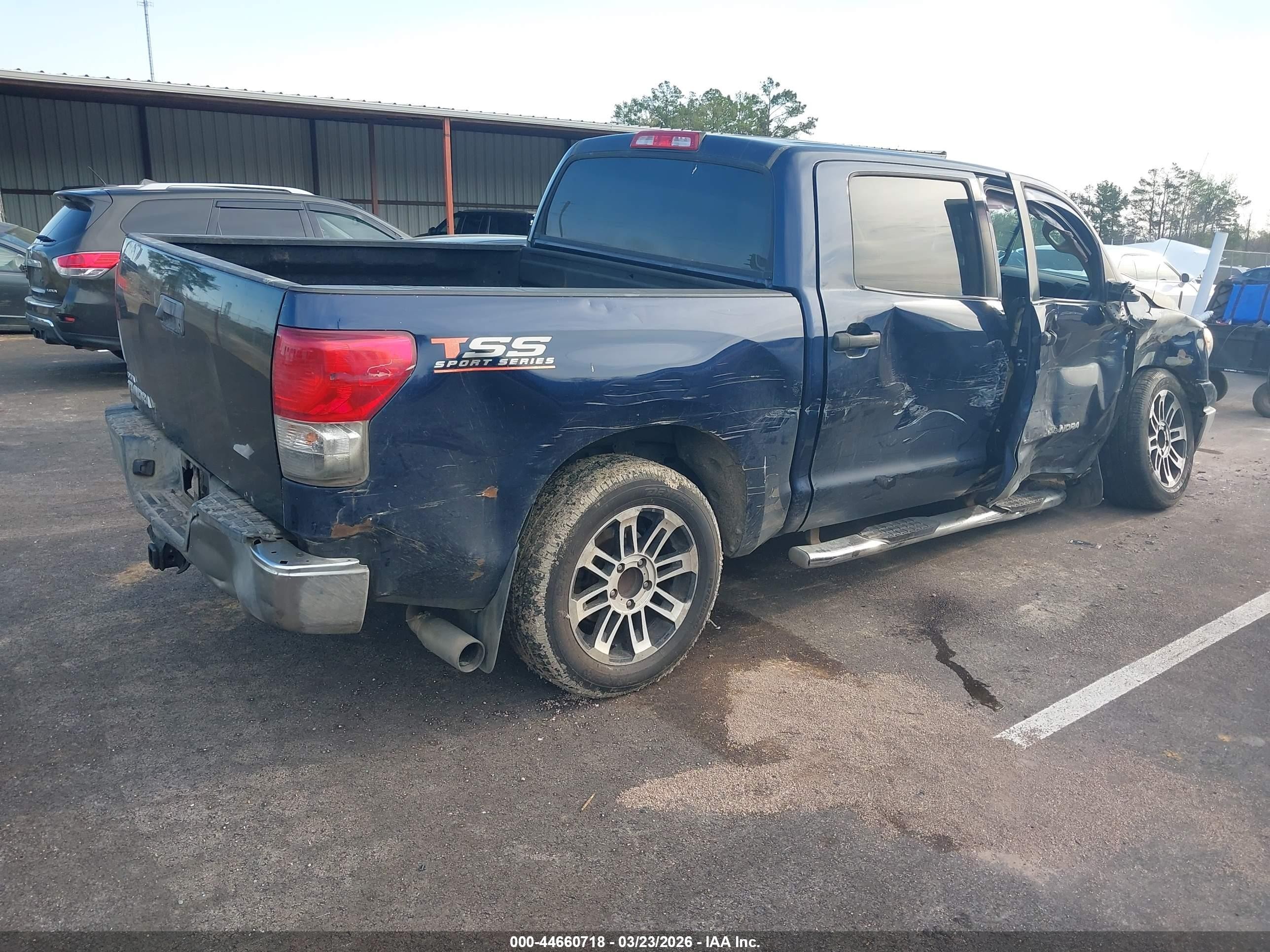 2012 Toyota Tundra 2wd Truck Grade 4.6l V8 (a6) Blue vin: 5TFEM5F17CX039977