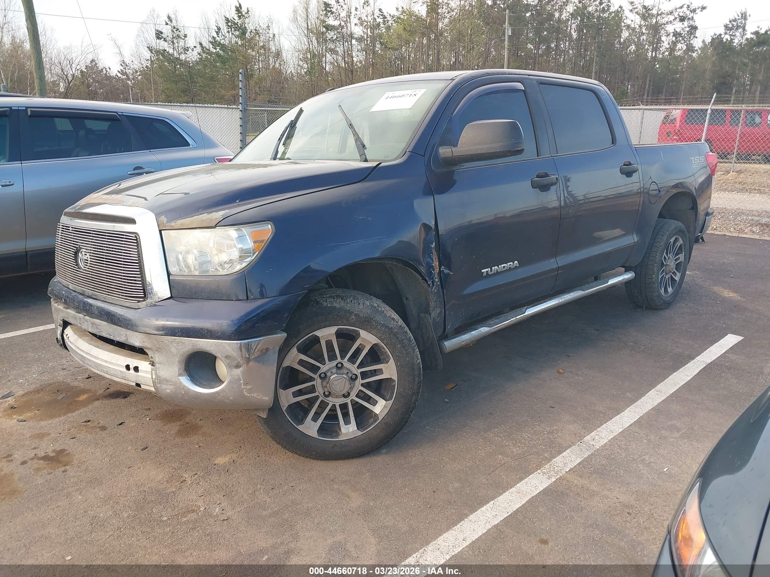 2012 Toyota Tundra 2wd Truck Grade 4.6l V8 (a6) Blue vin: 5TFEM5F17CX039977
