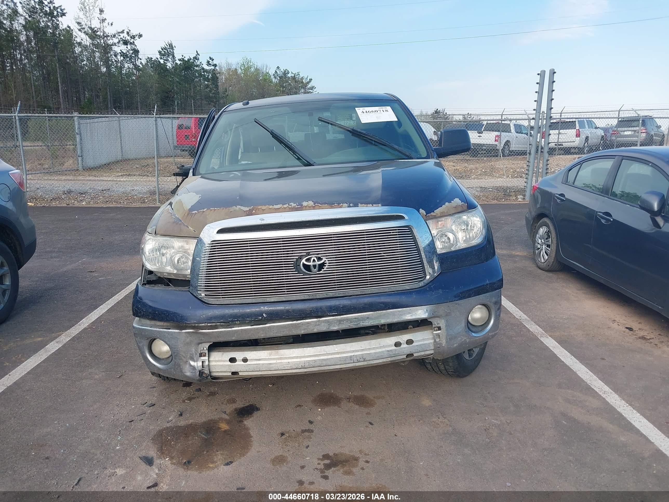 2012 Toyota Tundra 2wd Truck Grade 4.6l V8 (a6) Blue vin: 5TFEM5F17CX039977