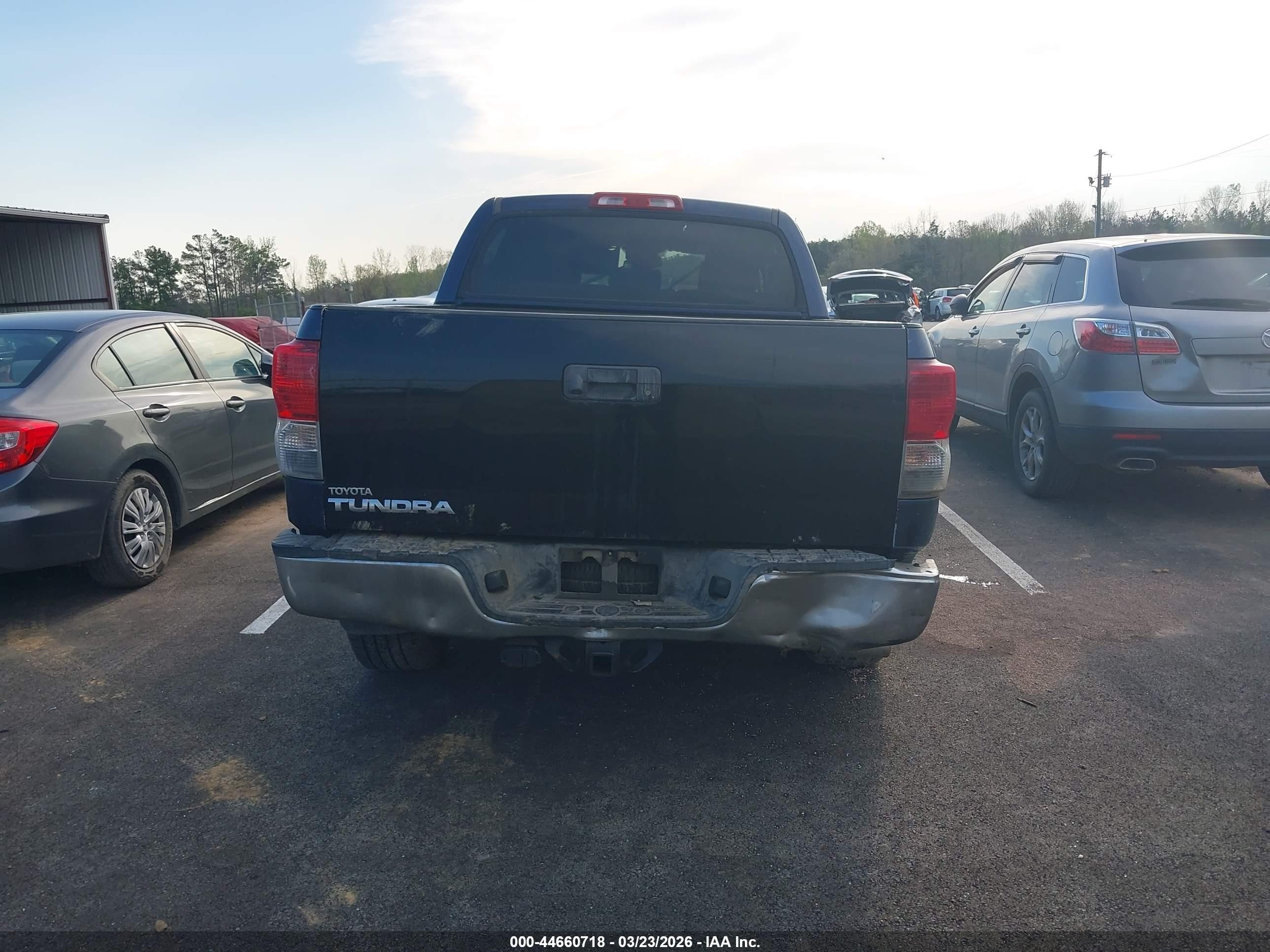 2012 Toyota Tundra 2wd Truck Grade 4.6l V8 (a6) Blue vin: 5TFEM5F17CX039977