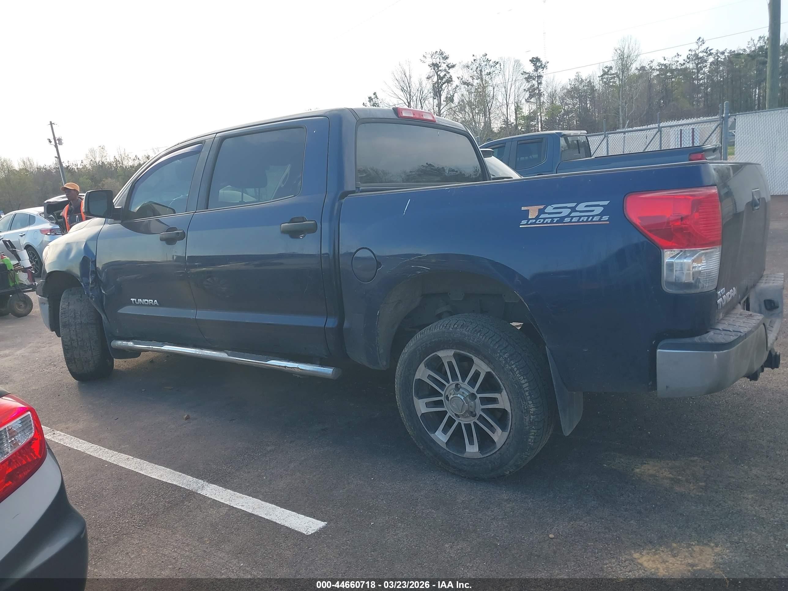 2012 Toyota Tundra 2wd Truck Grade 4.6l V8 (a6) Blue vin: 5TFEM5F17CX039977