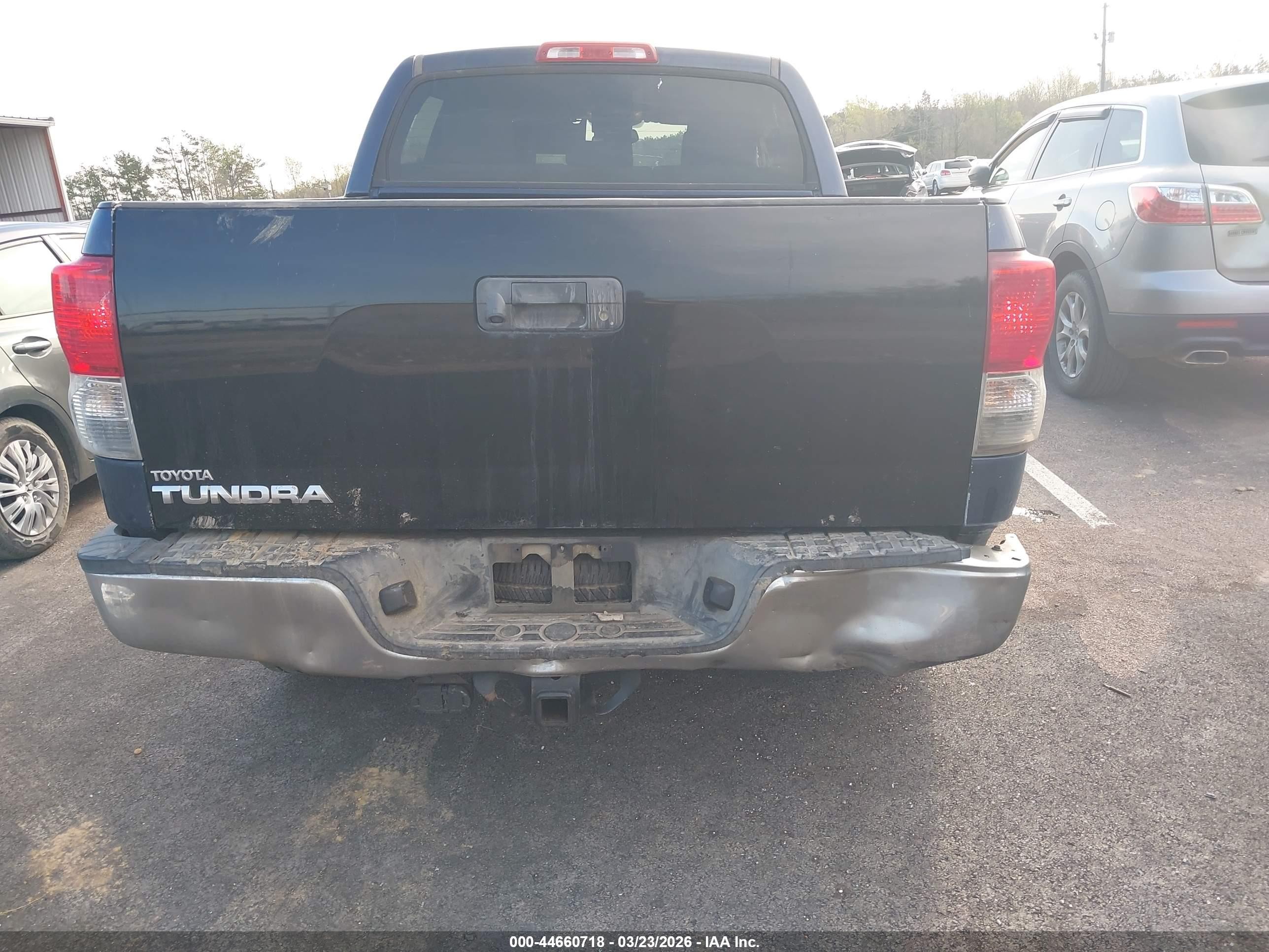 2012 Toyota Tundra 2wd Truck Grade 4.6l V8 (a6) Blue vin: 5TFEM5F17CX039977
