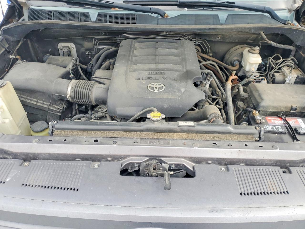 2014 Toyota Tundra Crewmax Sr5 Gray vin: 5TFEM5F17EX080449