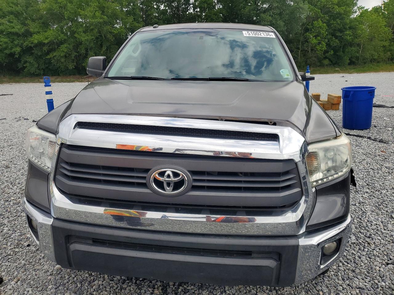 2014 Toyota Tundra Crewmax Sr5 Gray vin: 5TFEM5F17EX080449