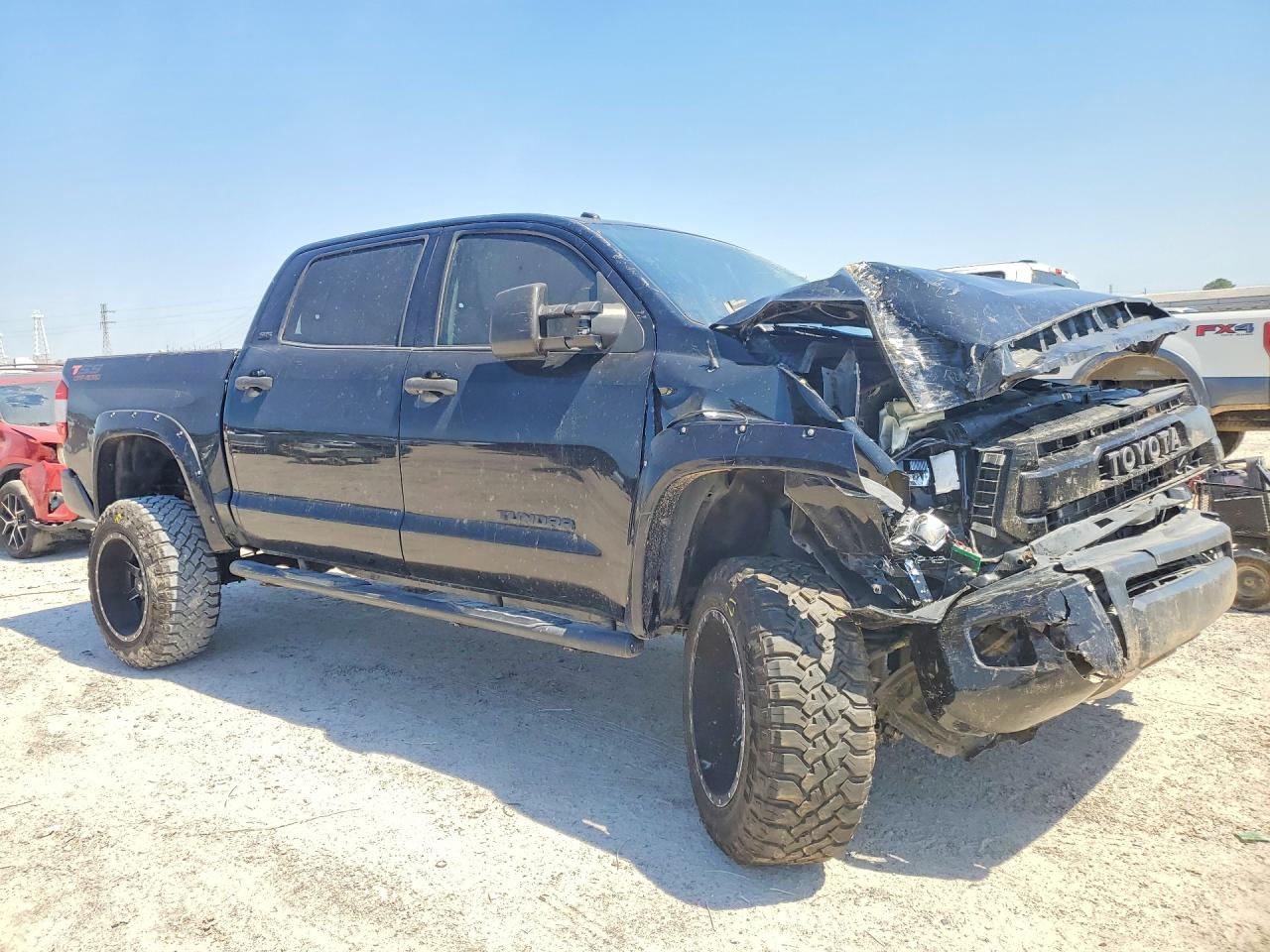 2015 Toyota Tundra Crewmax Sr5 Black vin: 5TFEM5F17FX088360